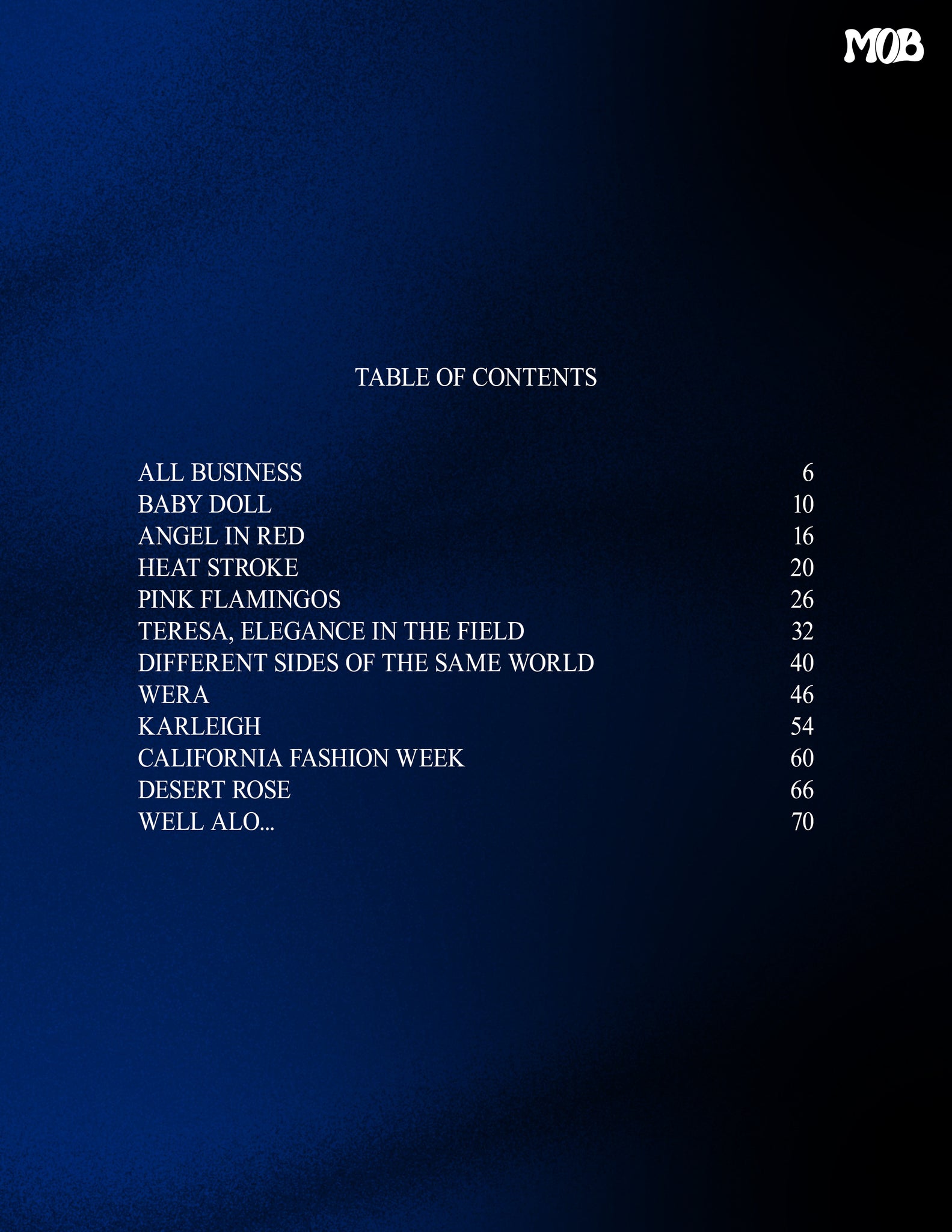 MOB JOURNAL | VOLUME FIFTY FIVE | ISSUE #03