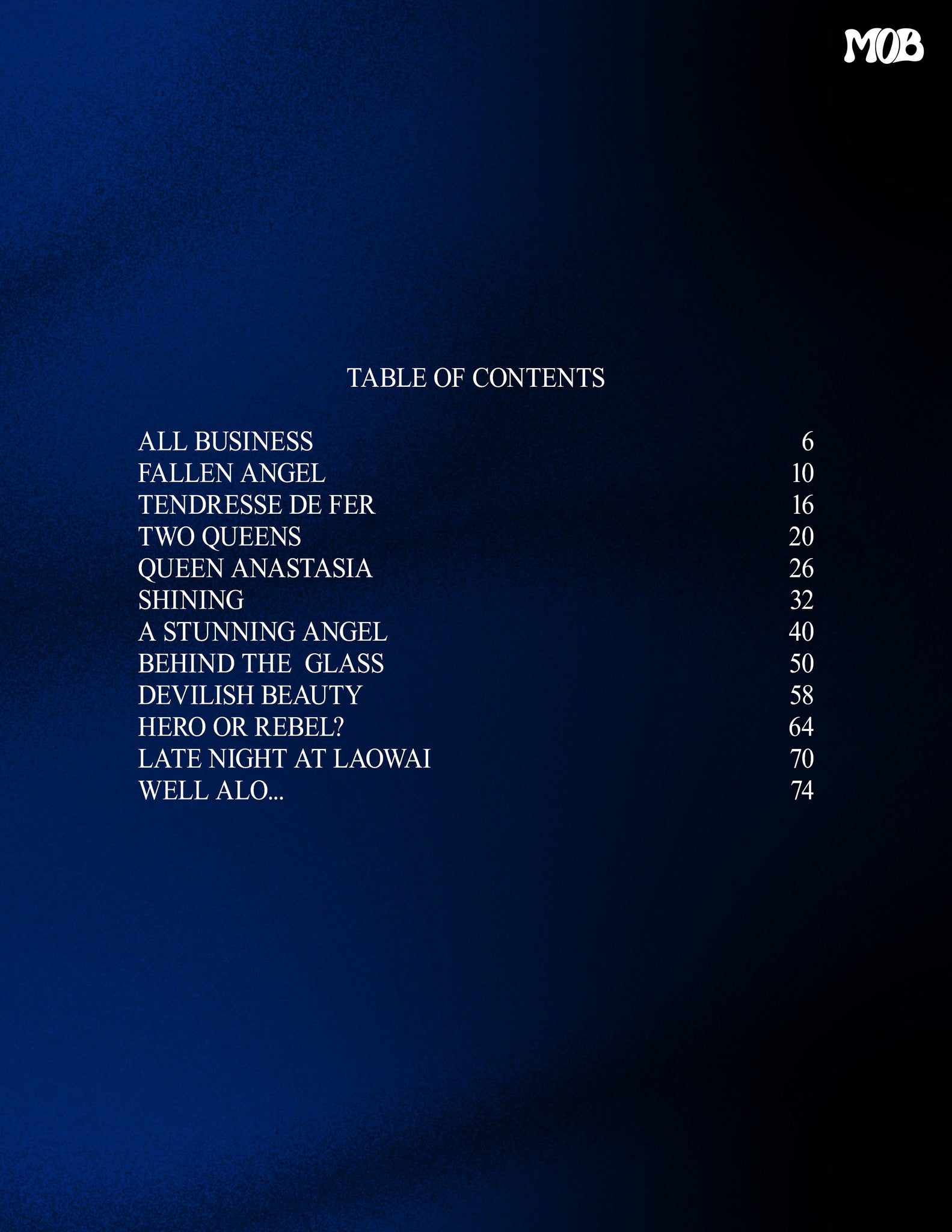 MOB JOURNAL | VOLUME FIFTY FIVE | ISSUE #08