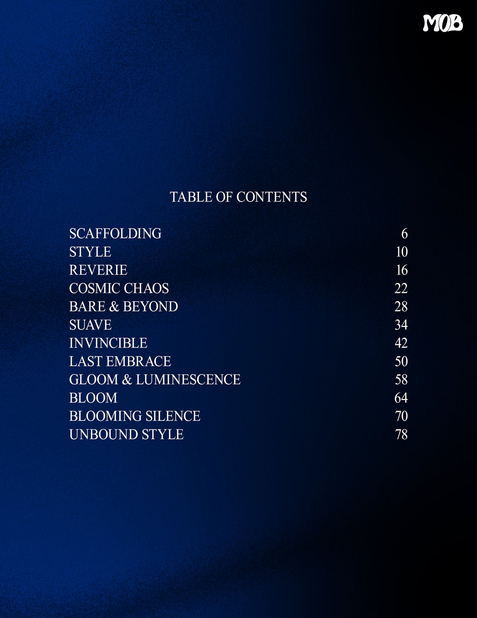MOB JOURNAL | VOLUME FIFTY FIVE | ISSUE #13