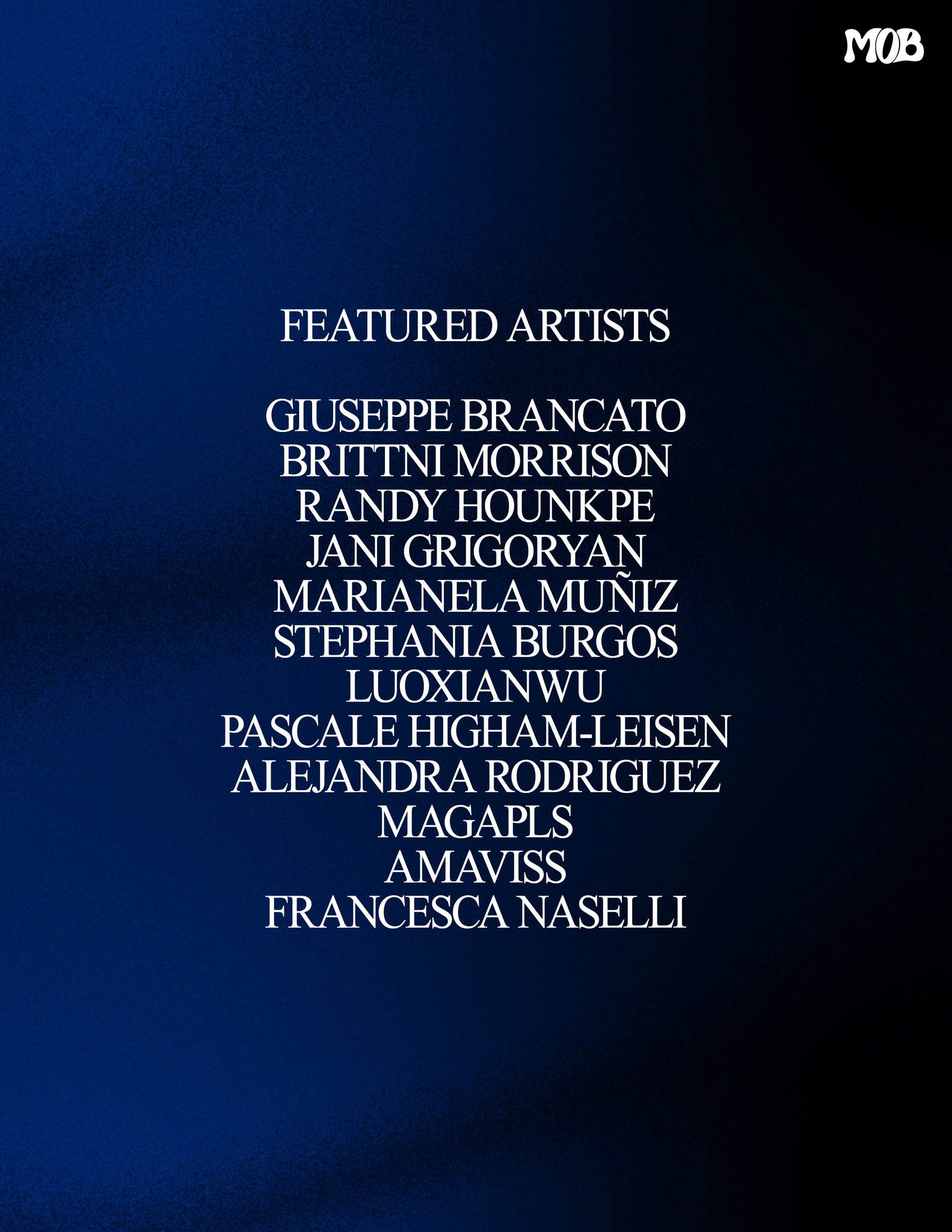 MOB JOURNAL | VOLUME FIFTY SIX | ISSUE #01