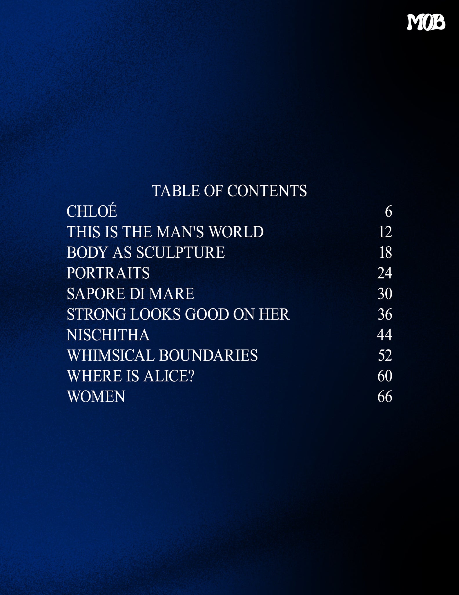 MOB JOURNAL | VOLUME FIFTY SIX | ISSUE #02