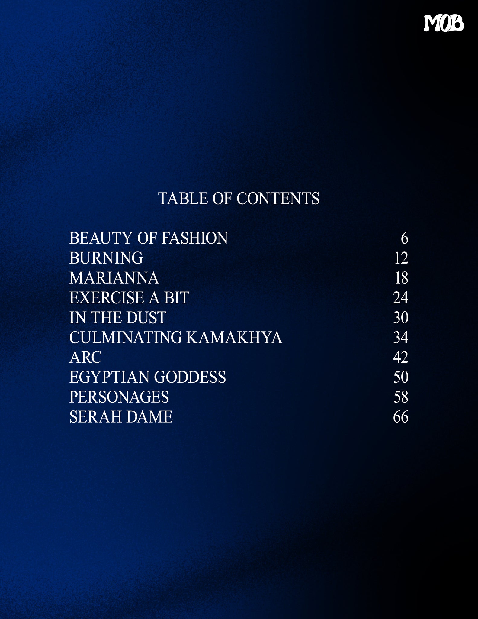 MOB JOURNAL | VOLUME FIFTY SIX | ISSUE #03