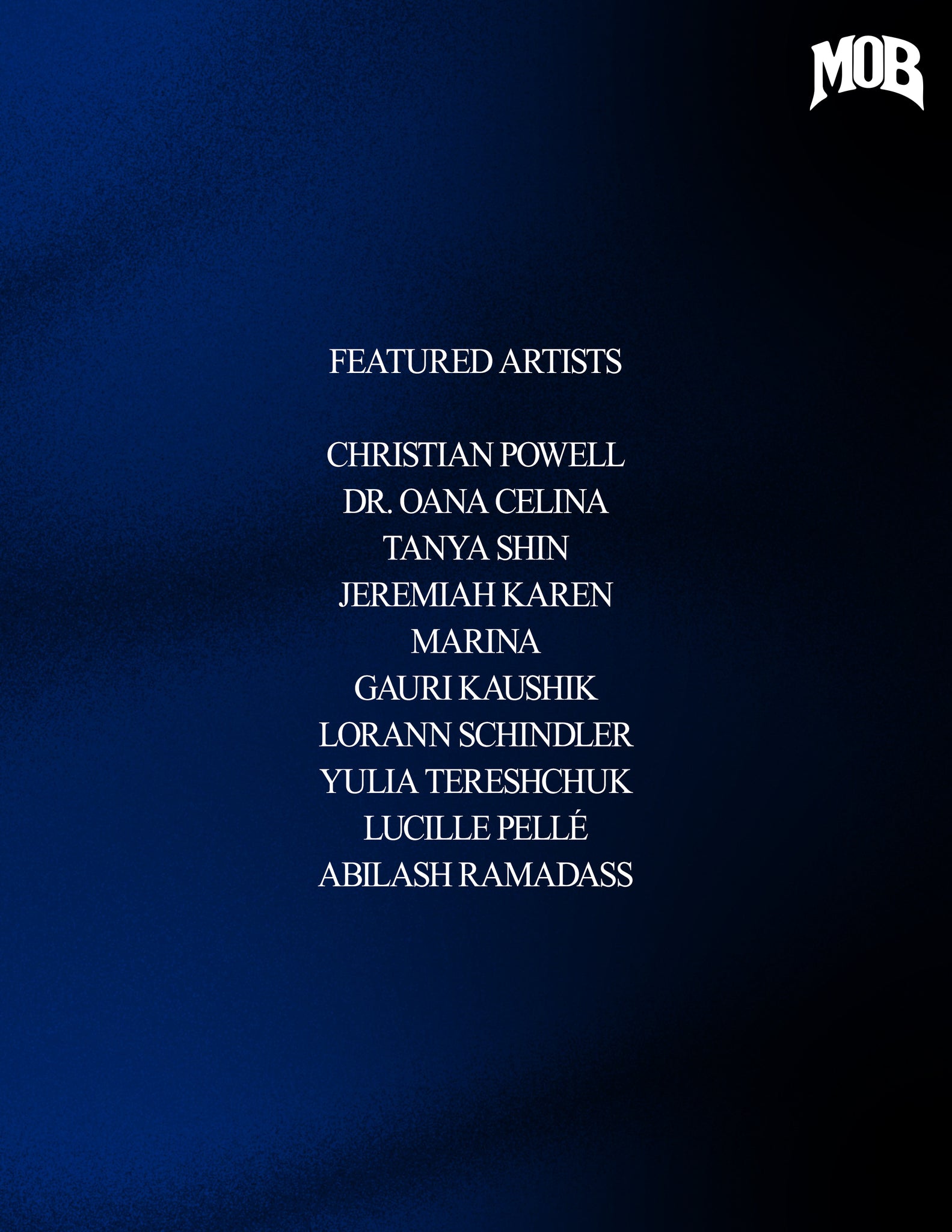 MOB JOURNAL | VOLUME FIFTY SIX | ISSUE #13