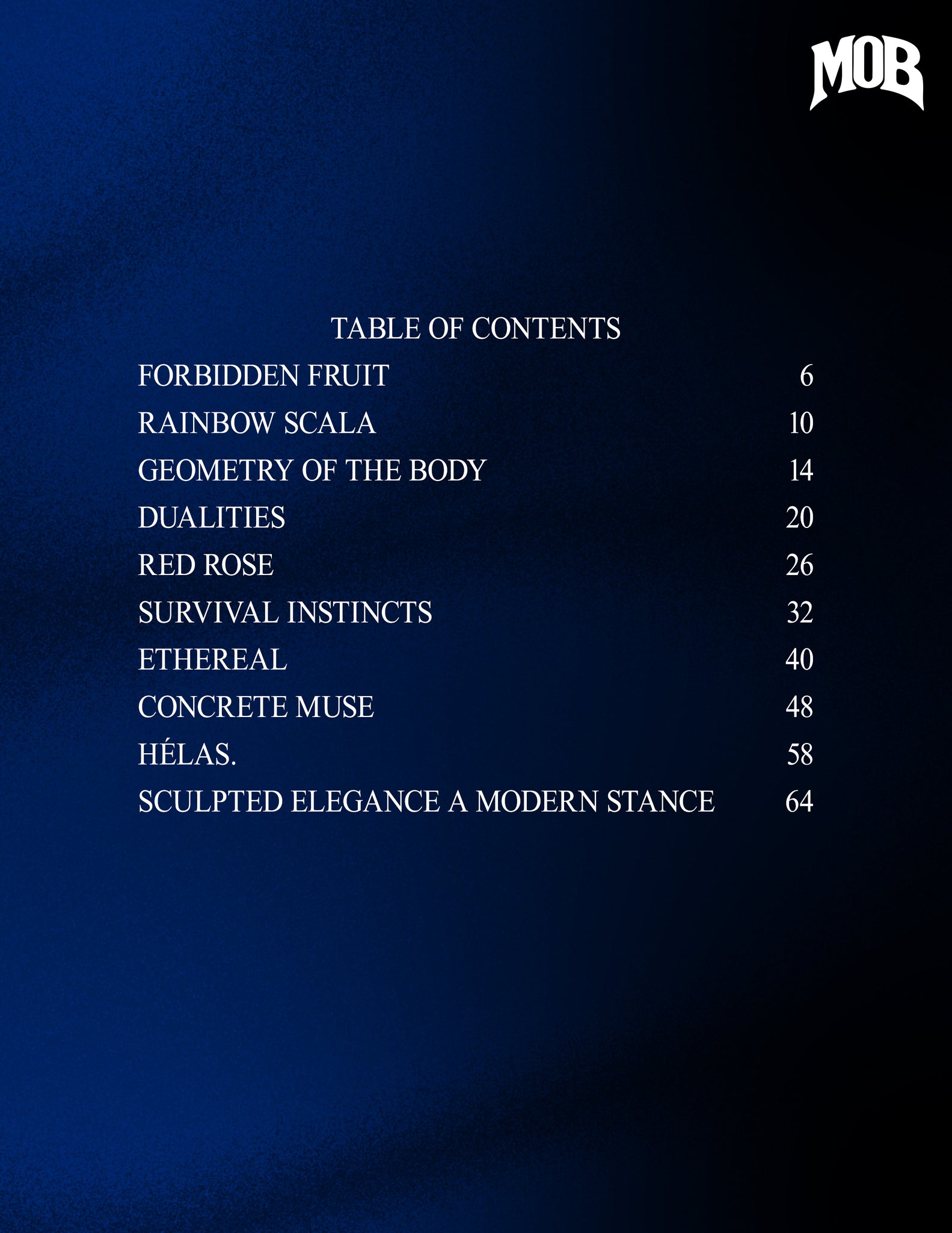MOB JOURNAL | VOLUME FIFTY SIX | ISSUE #13