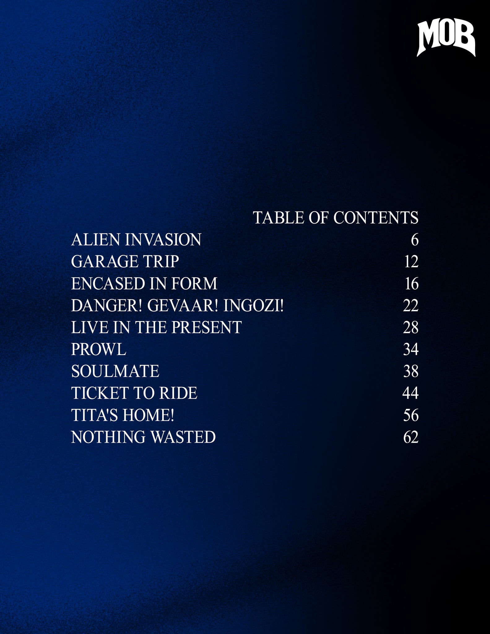 MOB JOURNAL | VOLUME FIFTY SIX | ISSUE #15