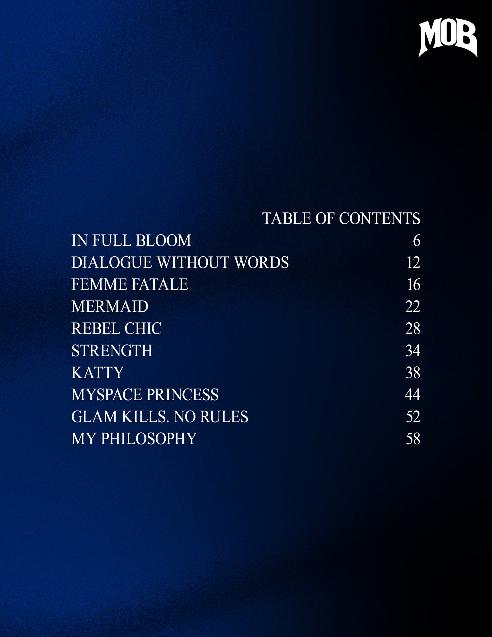 MOB JOURNAL | VOLUME FIFTY SIX | ISSUE #16