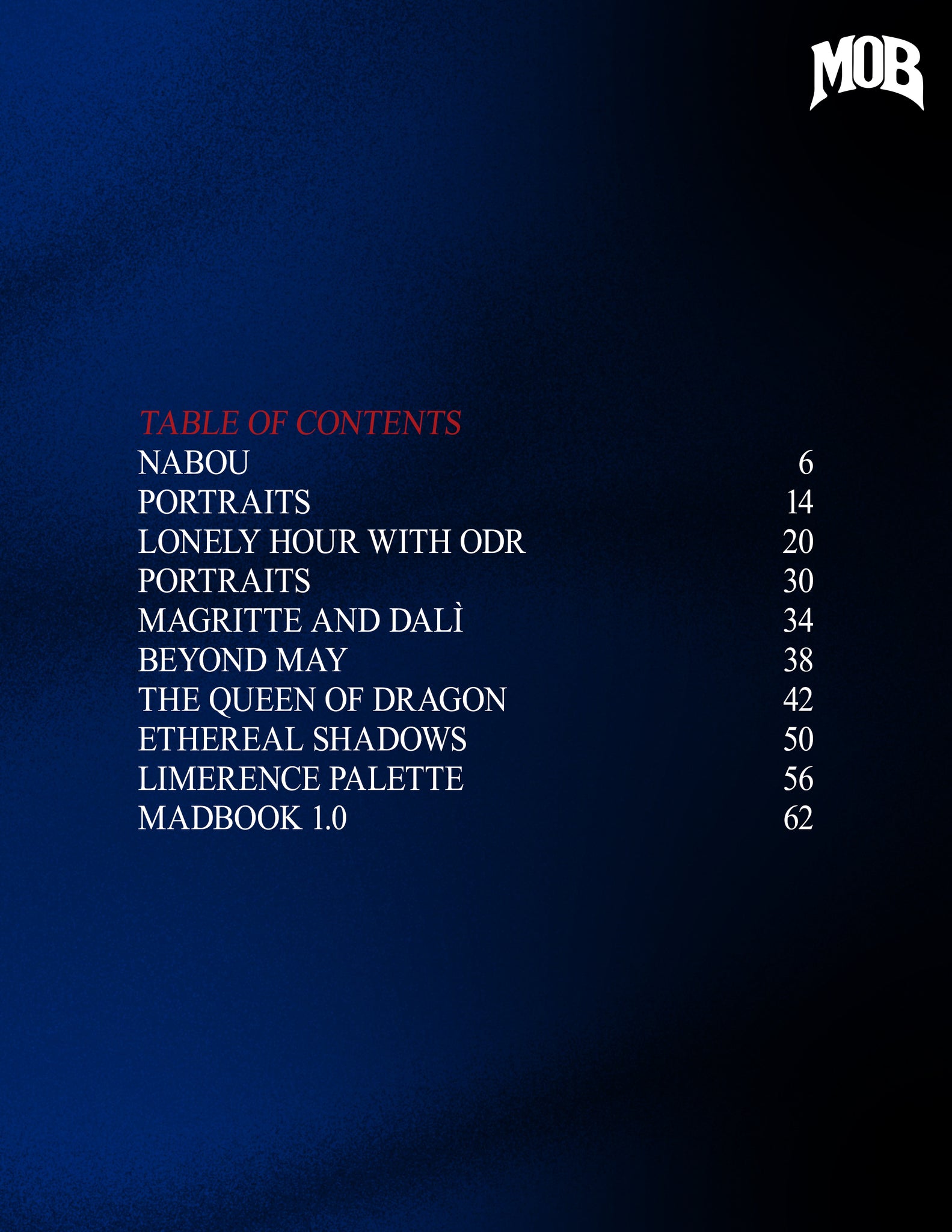 MOB JOURNAL | VOLUME FIFTY SIX | ISSUE #23