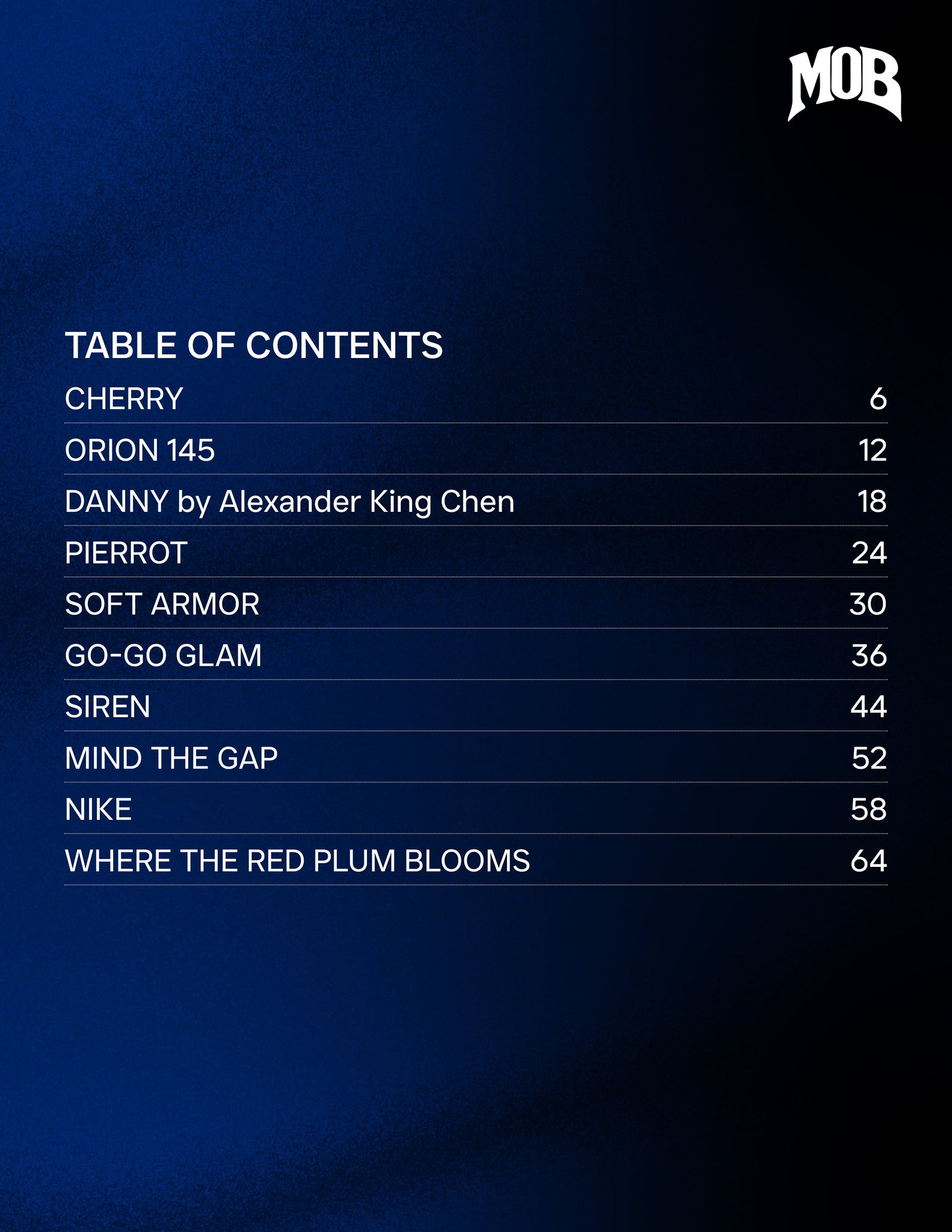 MOB JOURNAL | VOLUME FIFTY EIGHT | ISSUE #02