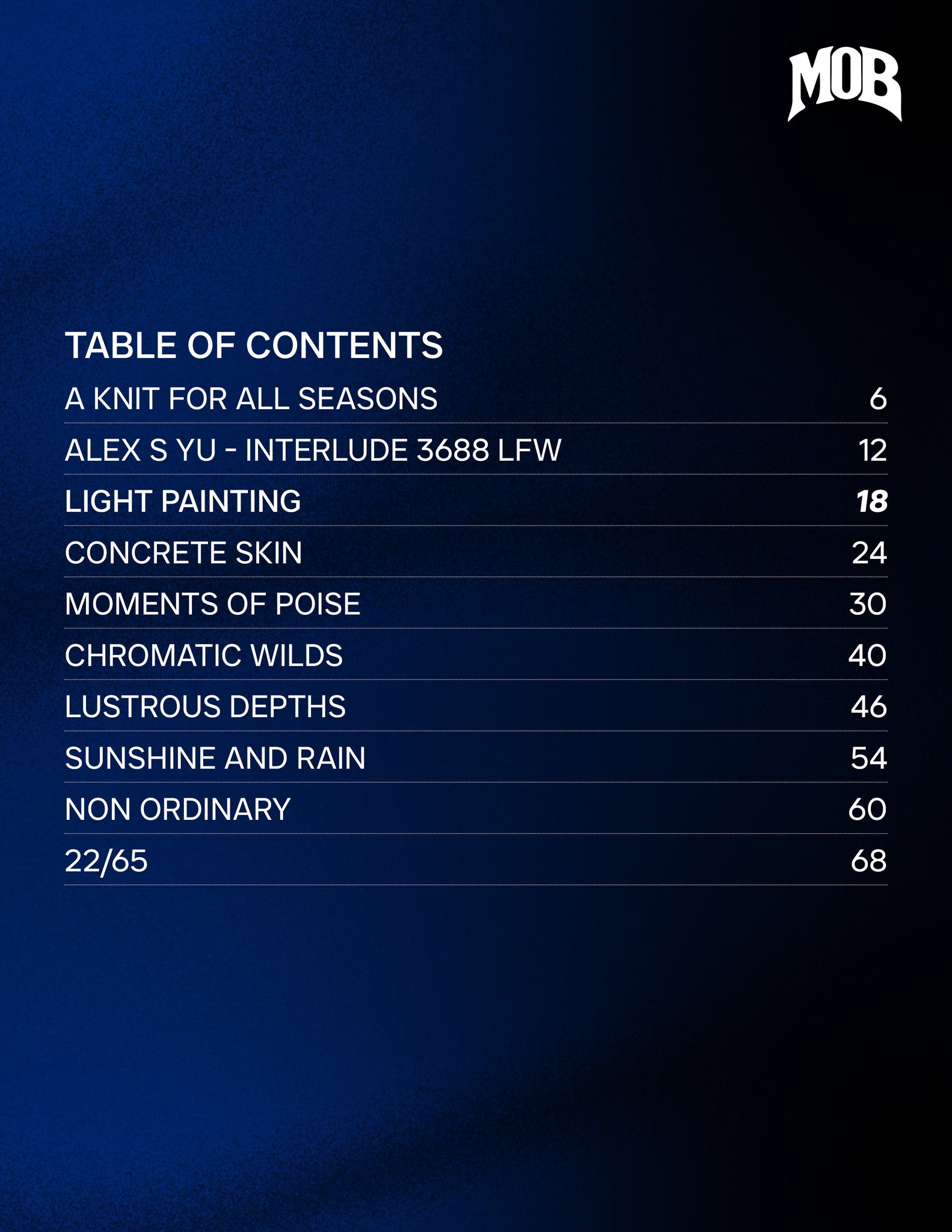 MOB JOURNAL | VOLUME FIFTY EIGHT | ISSUE #04