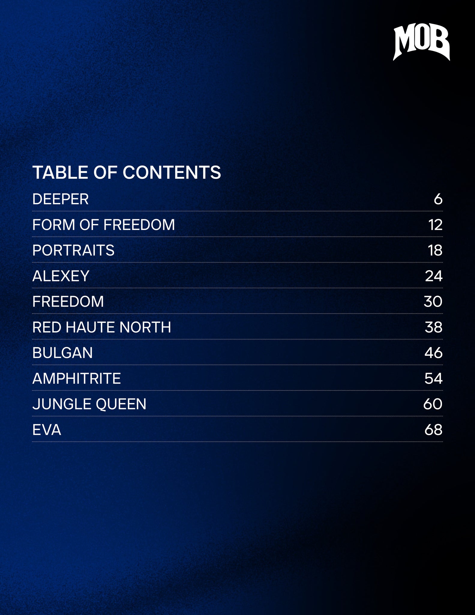MOB JOURNAL | VOLUME FIFTY EIGHT | ISSUE #06