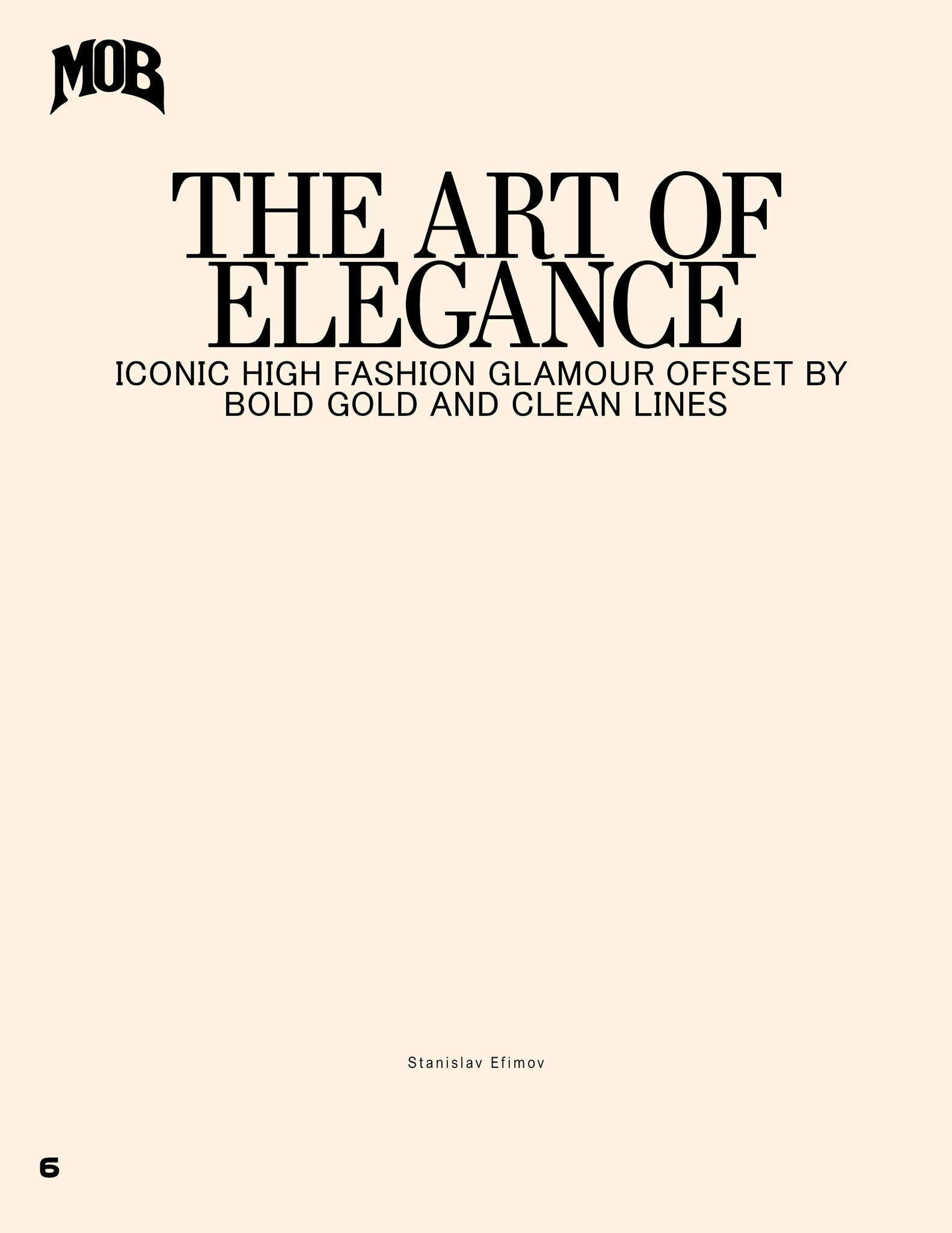 MOB JOURNAL | VOLUME FIFTY EIGHT | ISSUE #12
