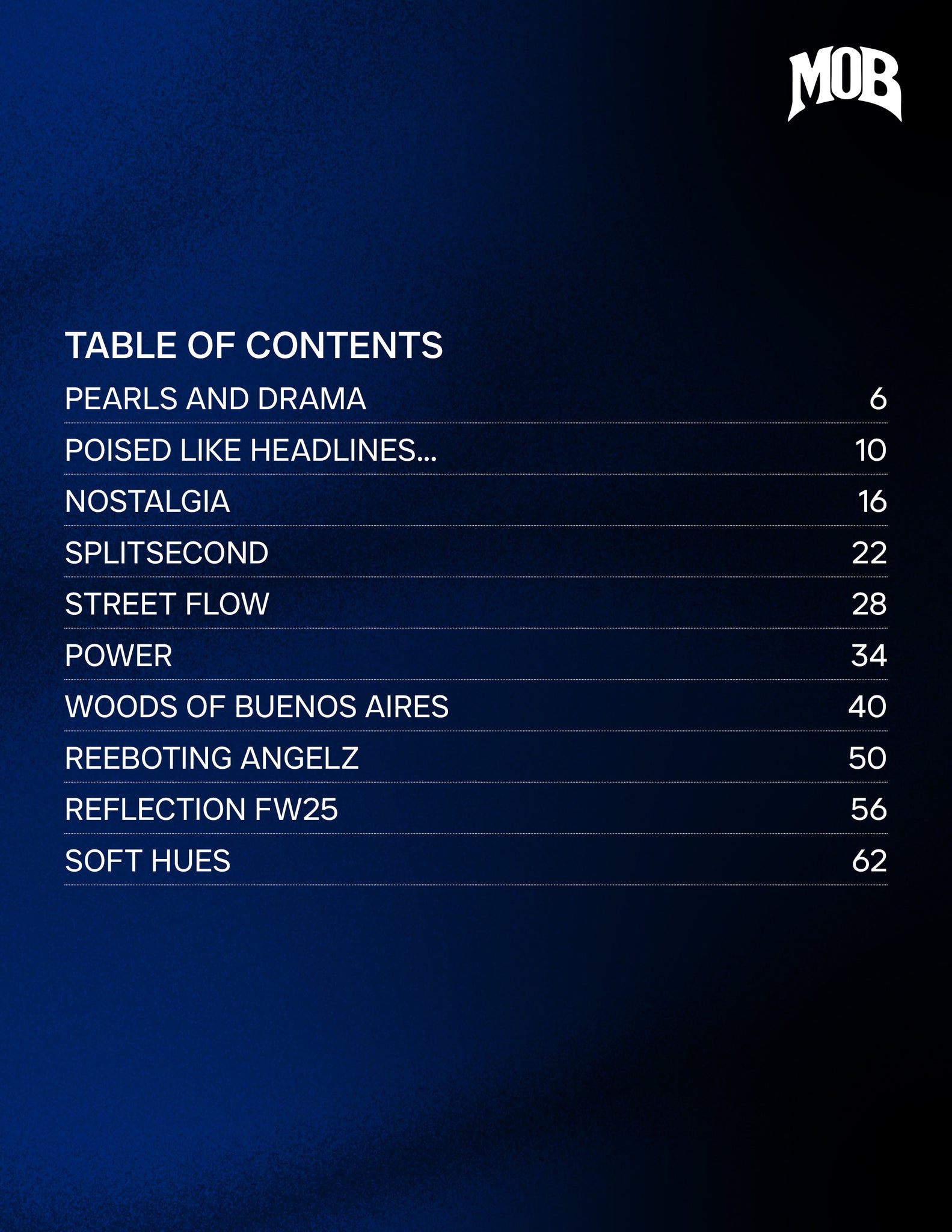 MOB JOURNAL | VOLUME FIFTY EIGHT | ISSUE #16