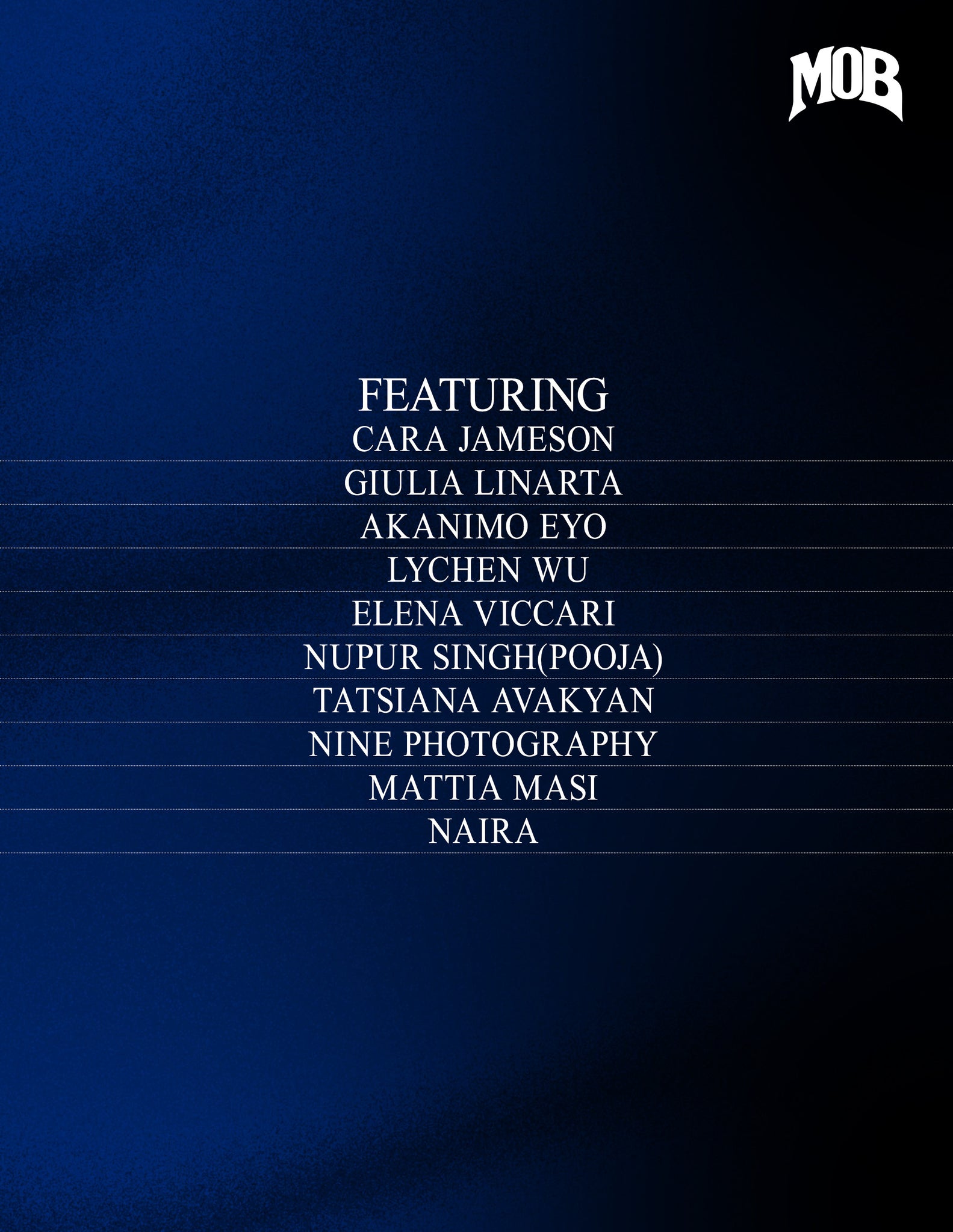 MOB JOURNAL | VOLUME FIFTY EIGHT | ISSUE #20