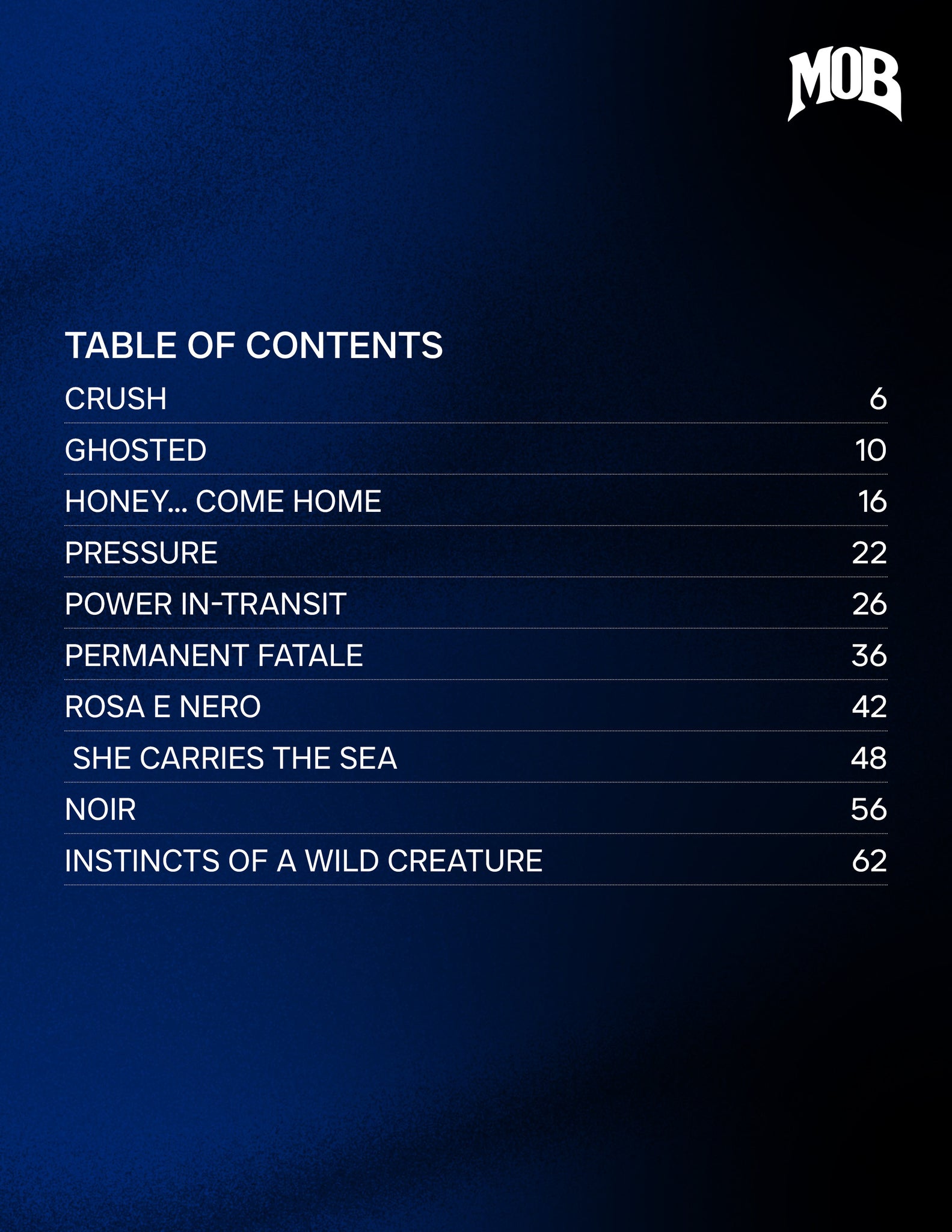 MOB JOURNAL | VOLUME FIFTY NINE | ISSUE #14