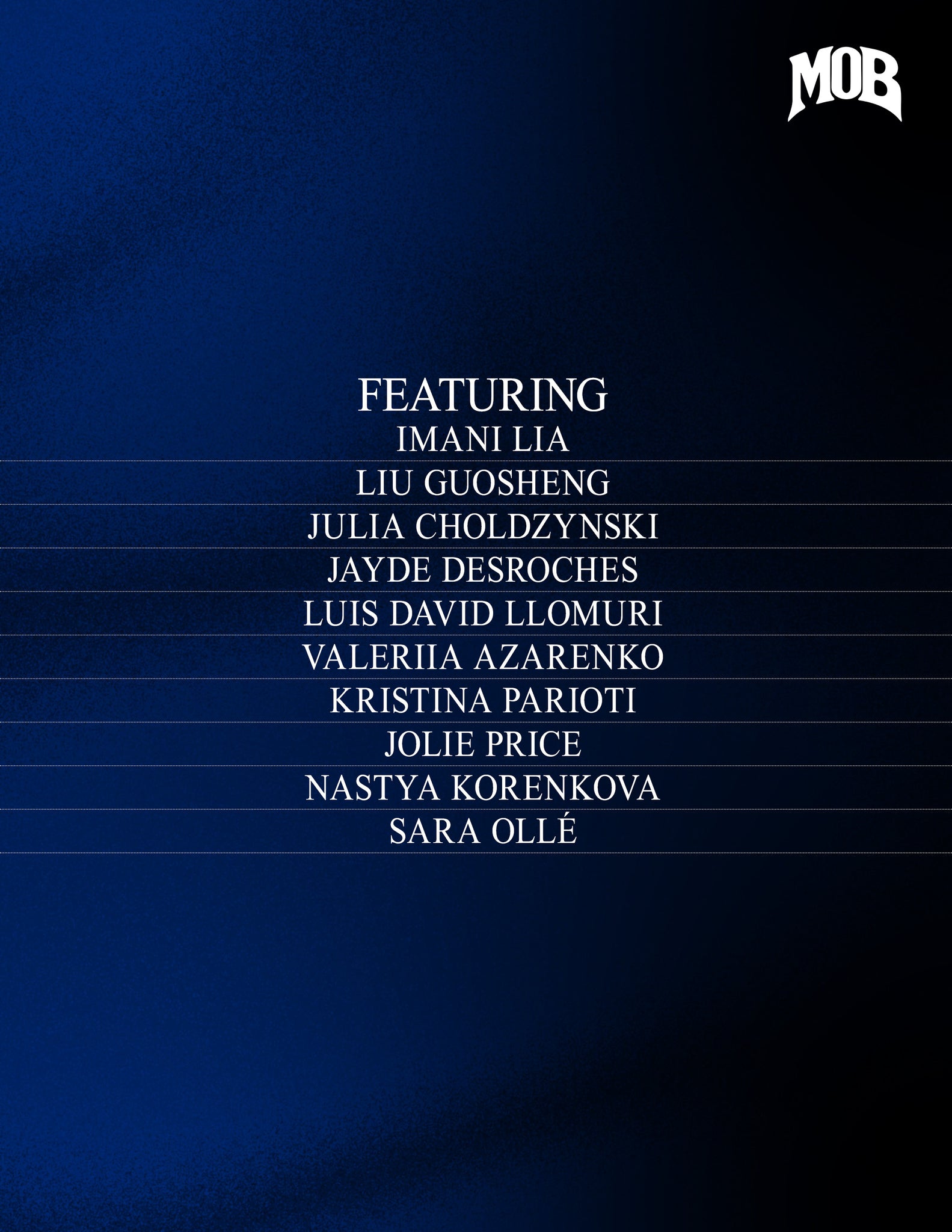 MOB JOURNAL | VOLUME FIFTY NINE | ISSUE #17