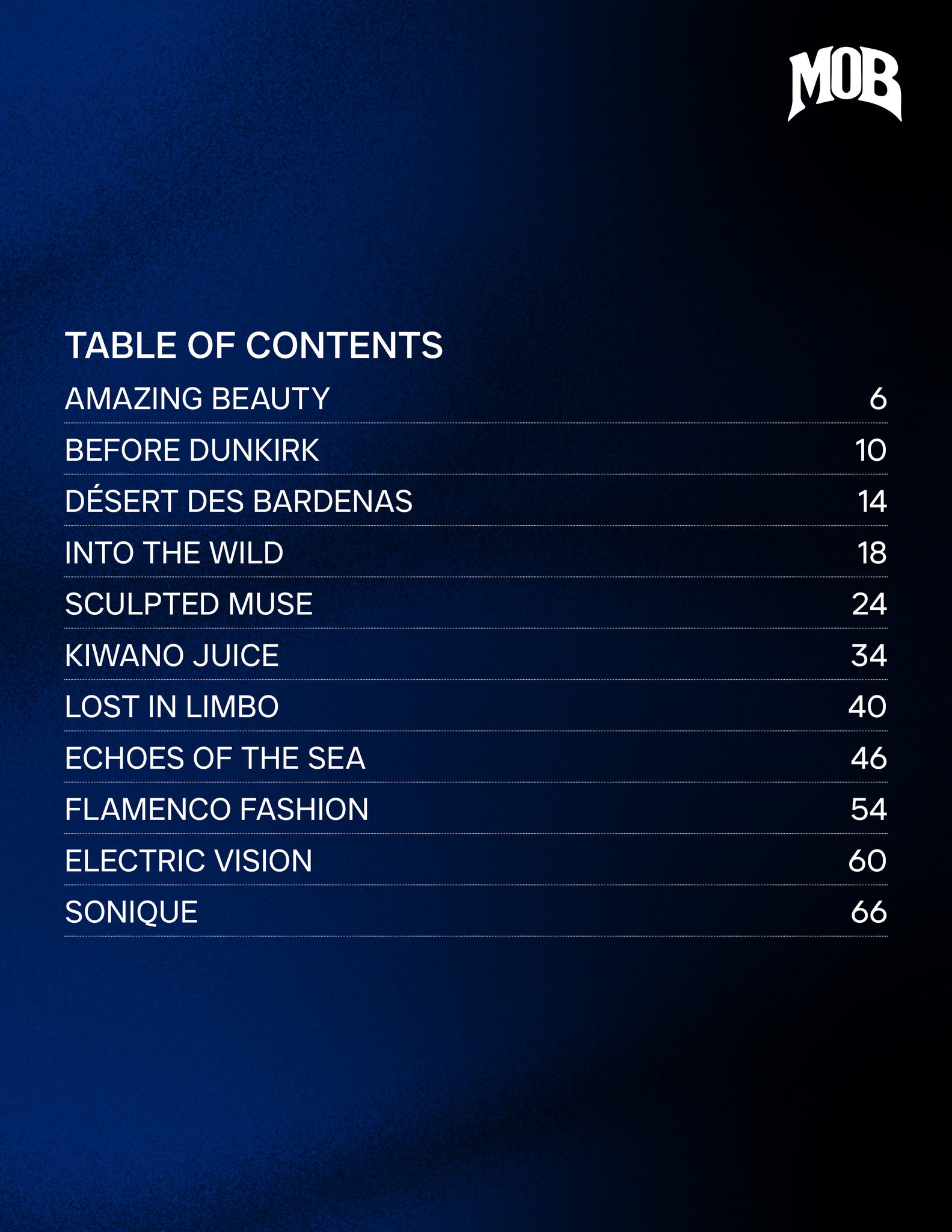 MOB JOURNAL | VOLUME FIFTY NINE | ISSUE #19