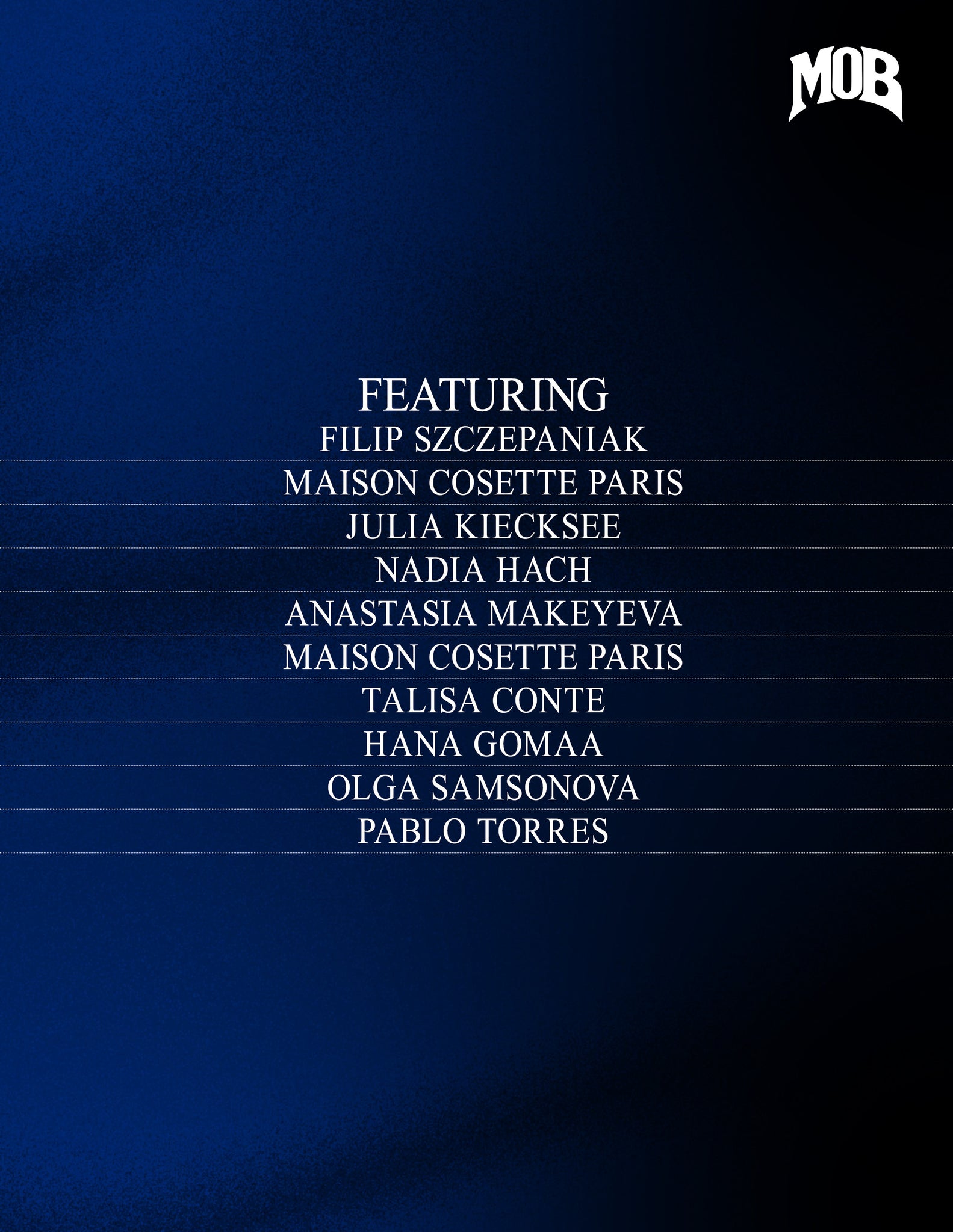 MOB JOURNAL | VOLUME FIFTY NINE | ISSUE #09