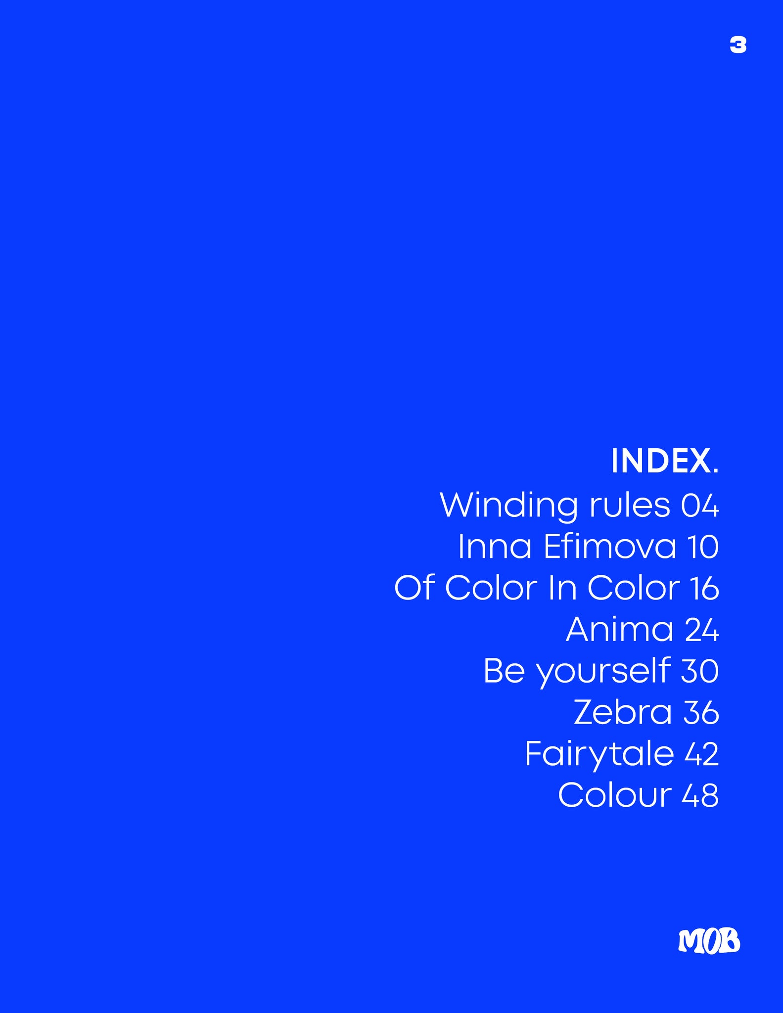 MOB JOURNAL | VOLUME THIRTY TWO | ISSUE #39