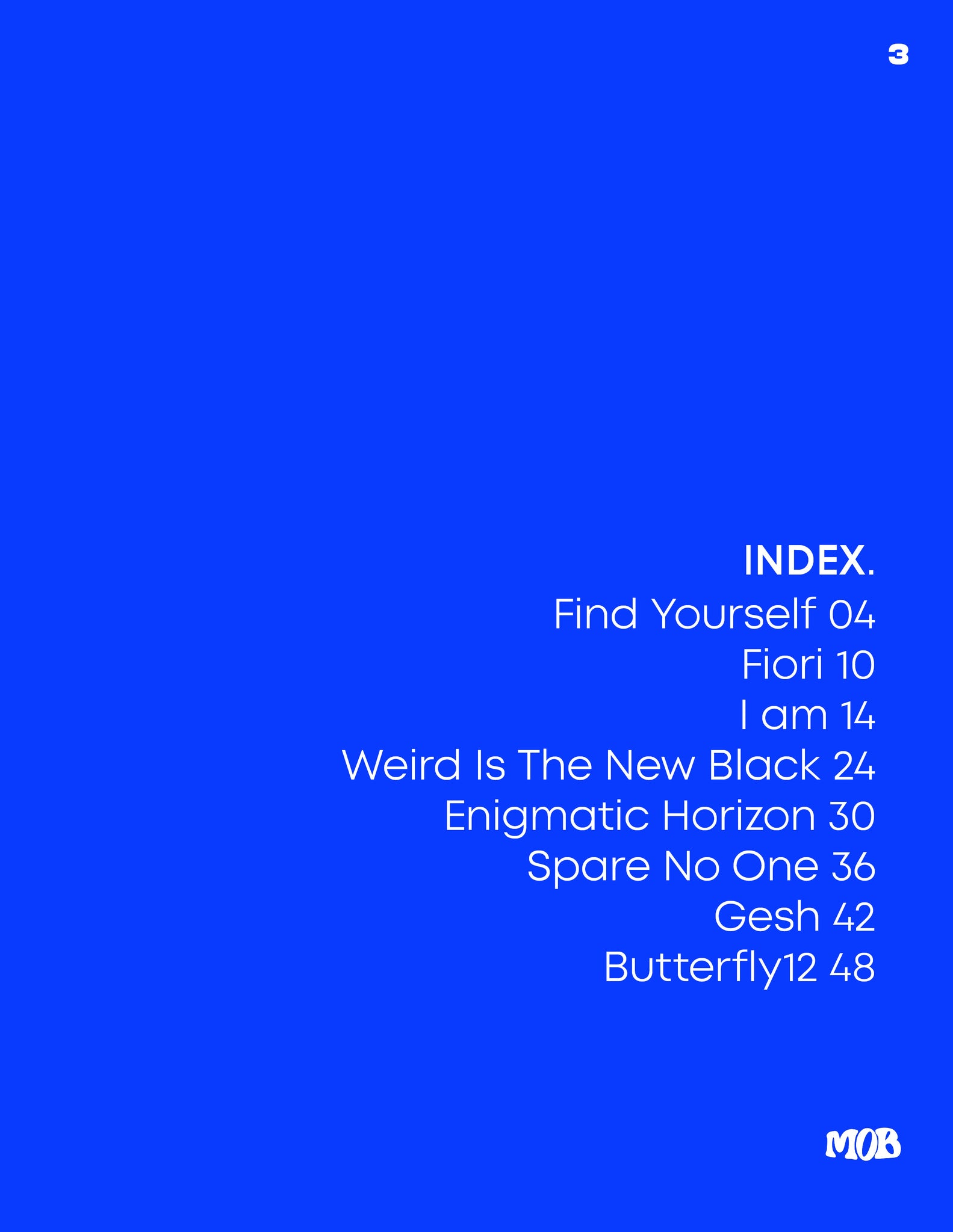 MOB JOURNAL | VOLUME THIRTY THREE | ISSUE #05