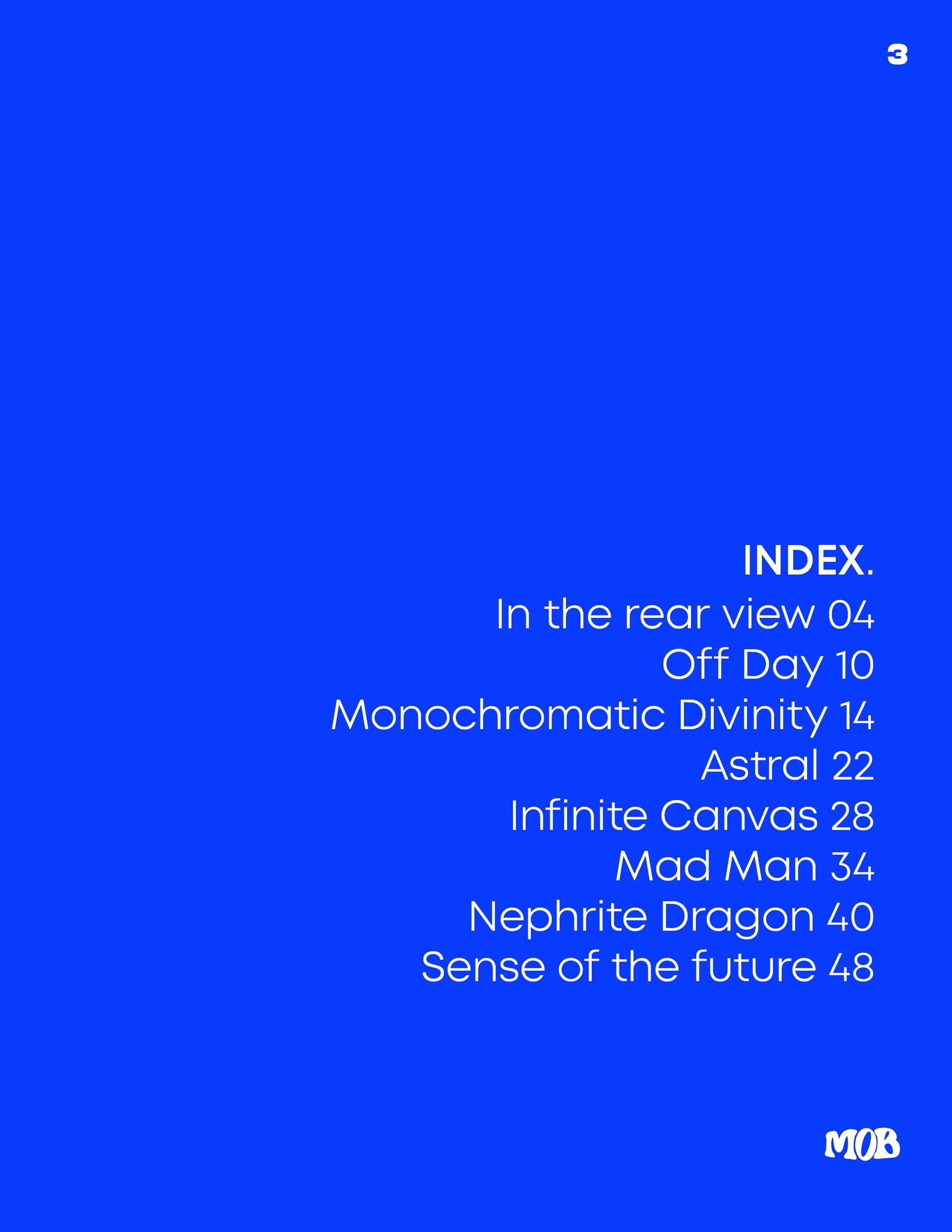 MOB JOURNAL | VOLUME THIRTY THREE | ISSUE #07