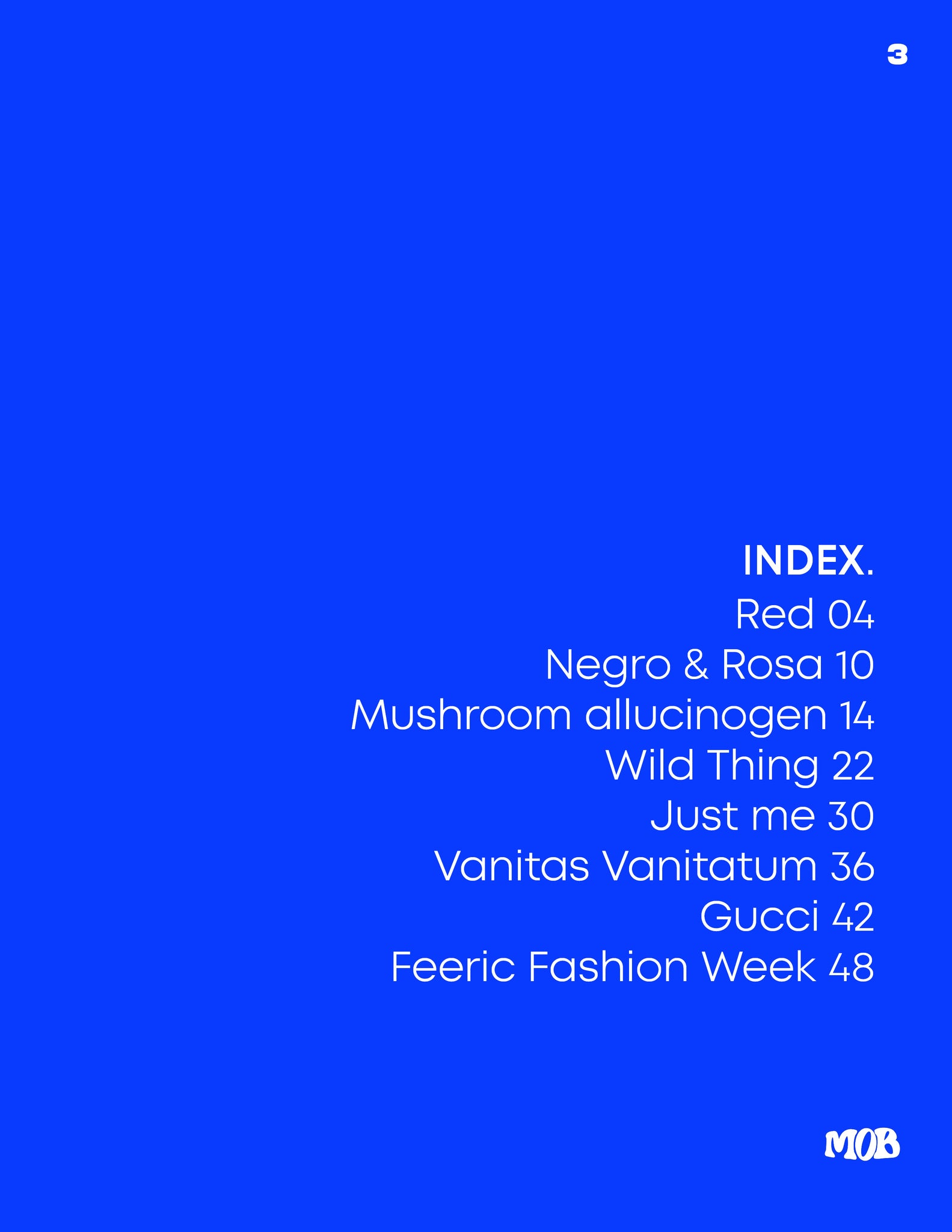 MOB JOURNAL | VOLUME THIRTY THREE | ISSUE #09