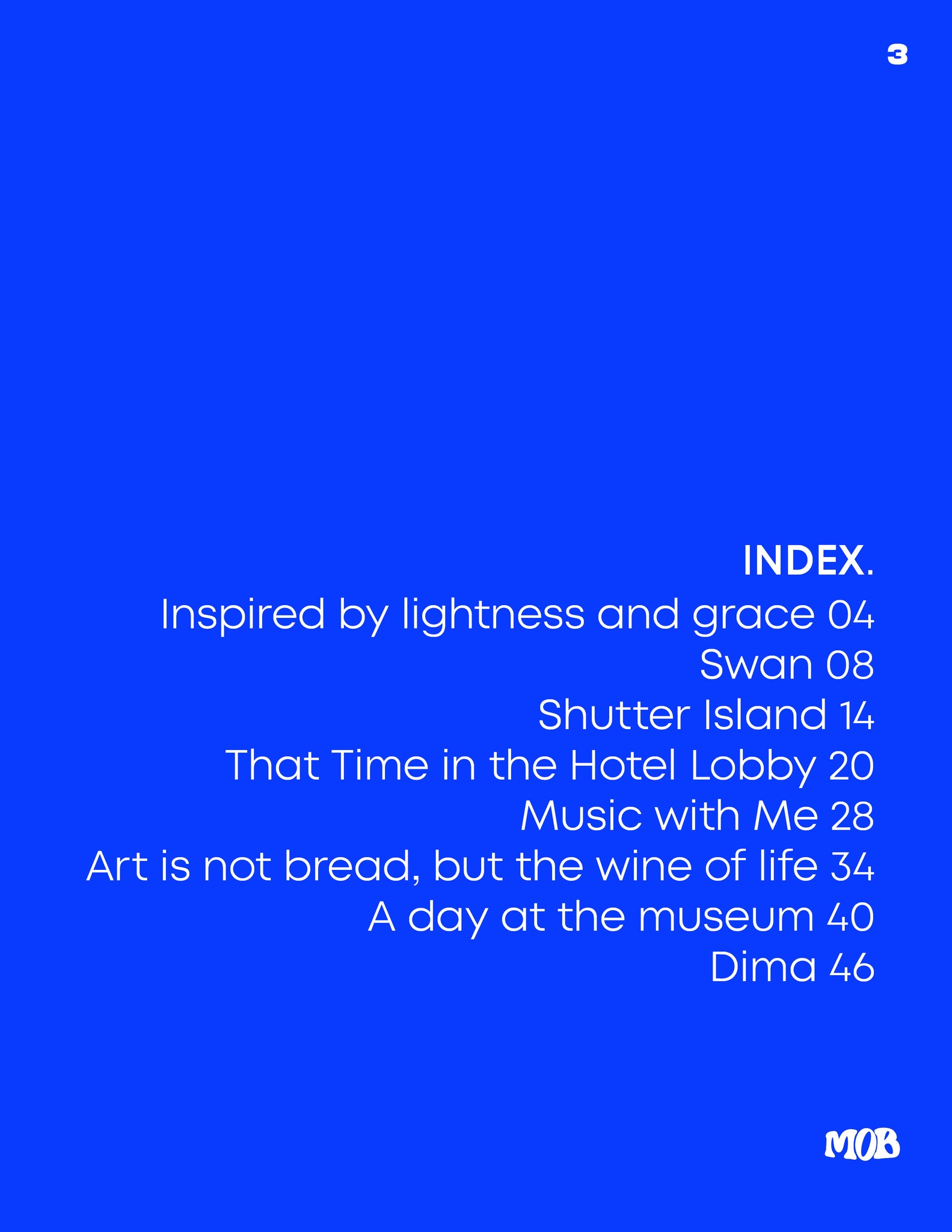 JOURNAL MOB | VOLUME VINGT-SIX | NUMÉRO 14