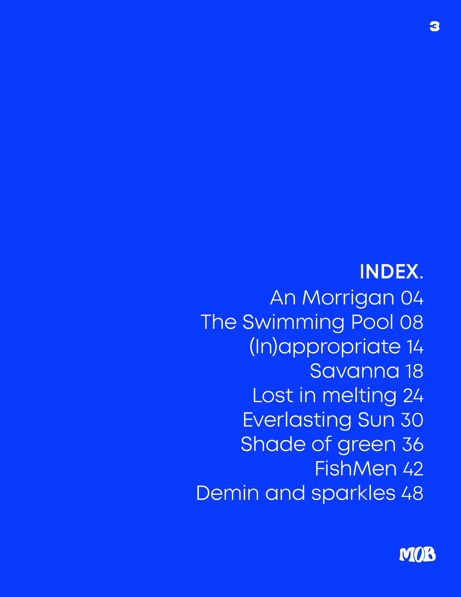 MOB JOURNAL | VOLUME THIRTY THREE | ISSUE #13