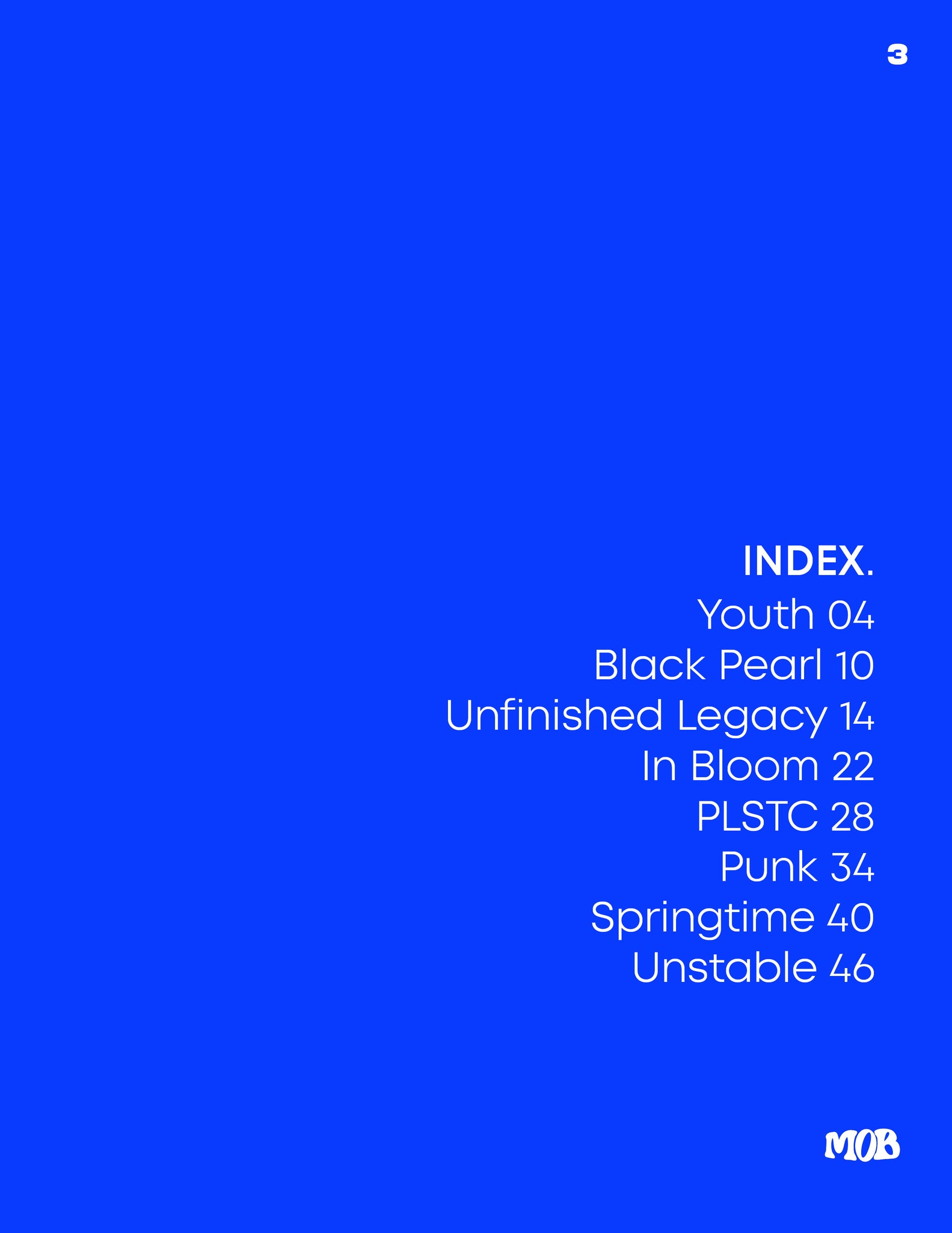 MOB JOURNAL | VOLUME THIRTY THREE | ISSUE #15