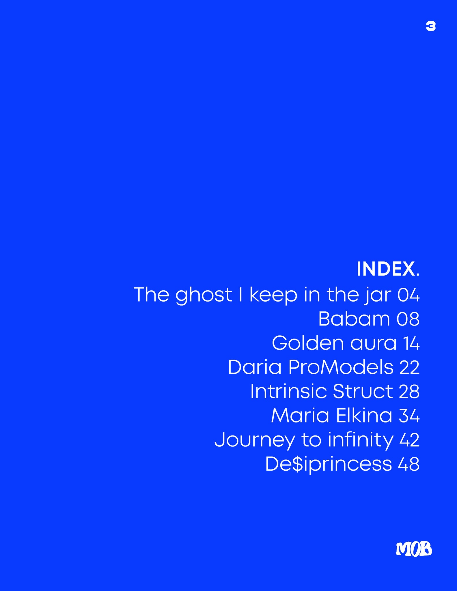 MOB JOURNAL | VOLUME THIRTY THREE | ISSUE #16