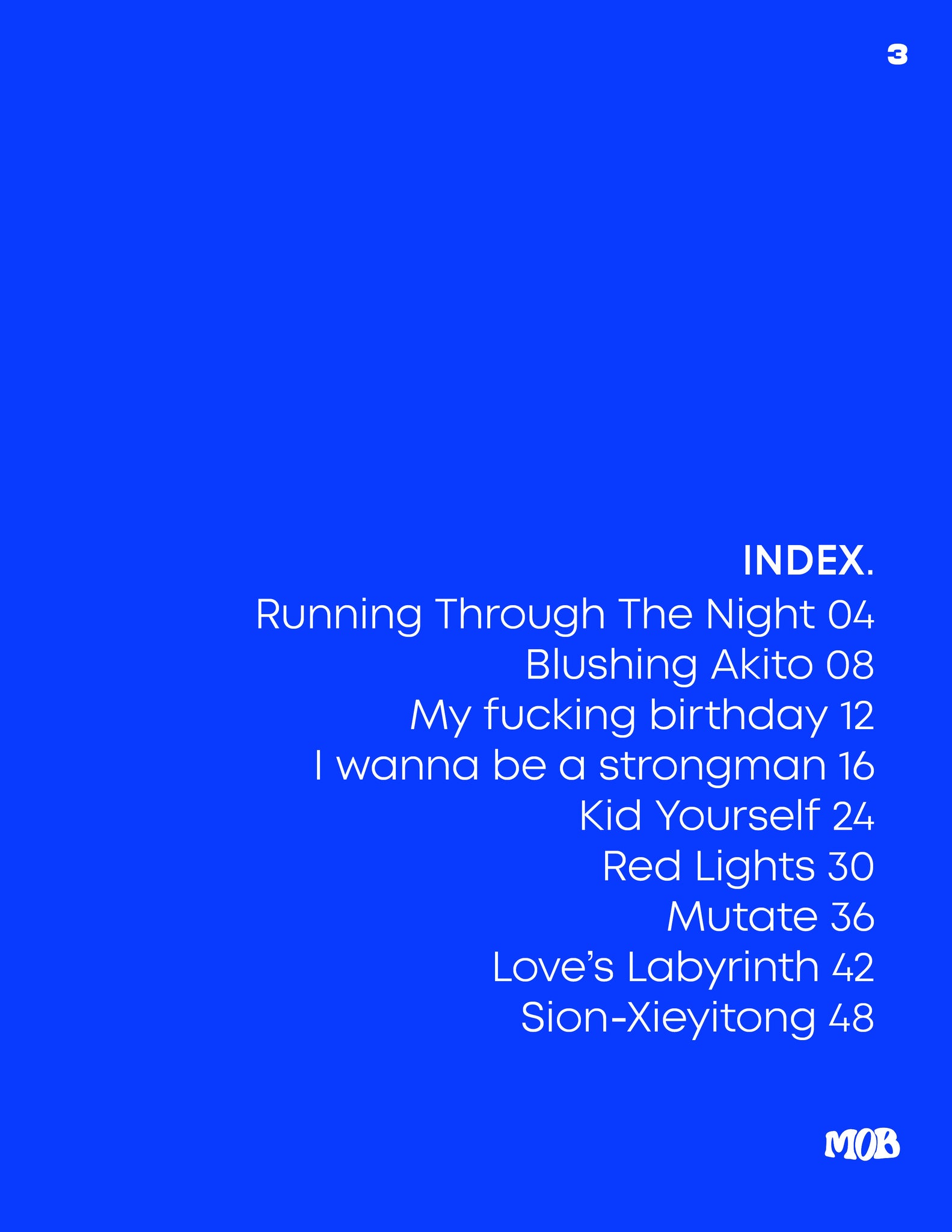 MOB JOURNAL | VOLUME THIRTY THREE | ISSUE #21