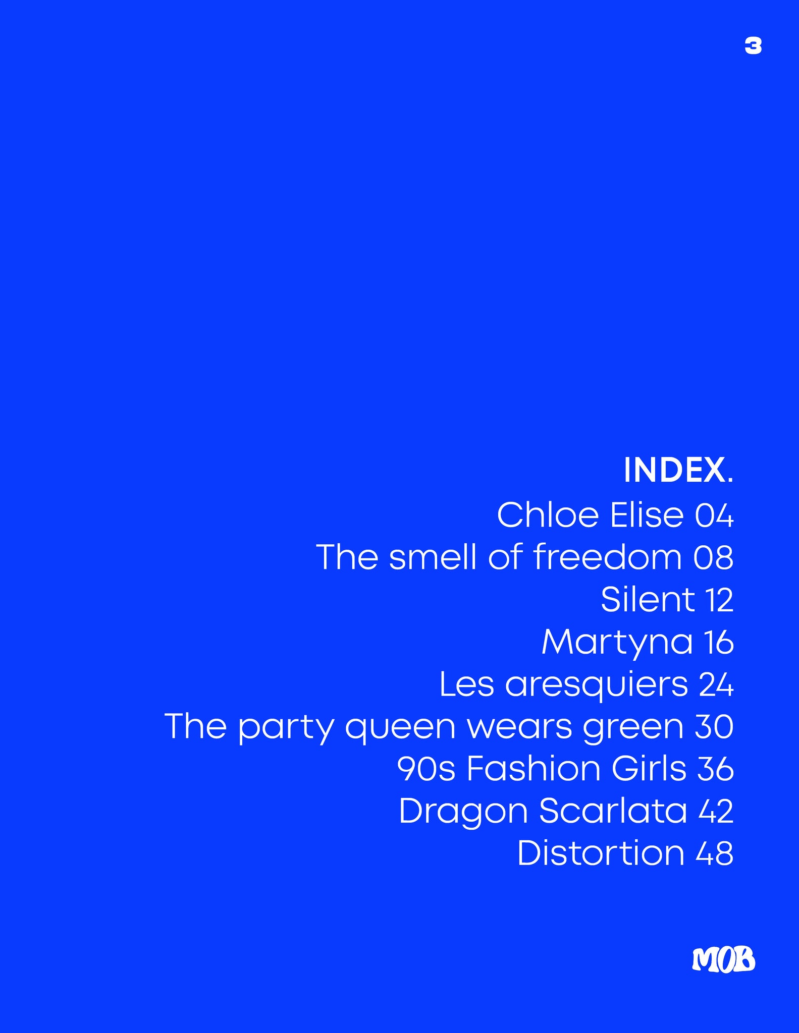 MOB JOURNAL | VOLUME THIRTY THREE | ISSUE #27