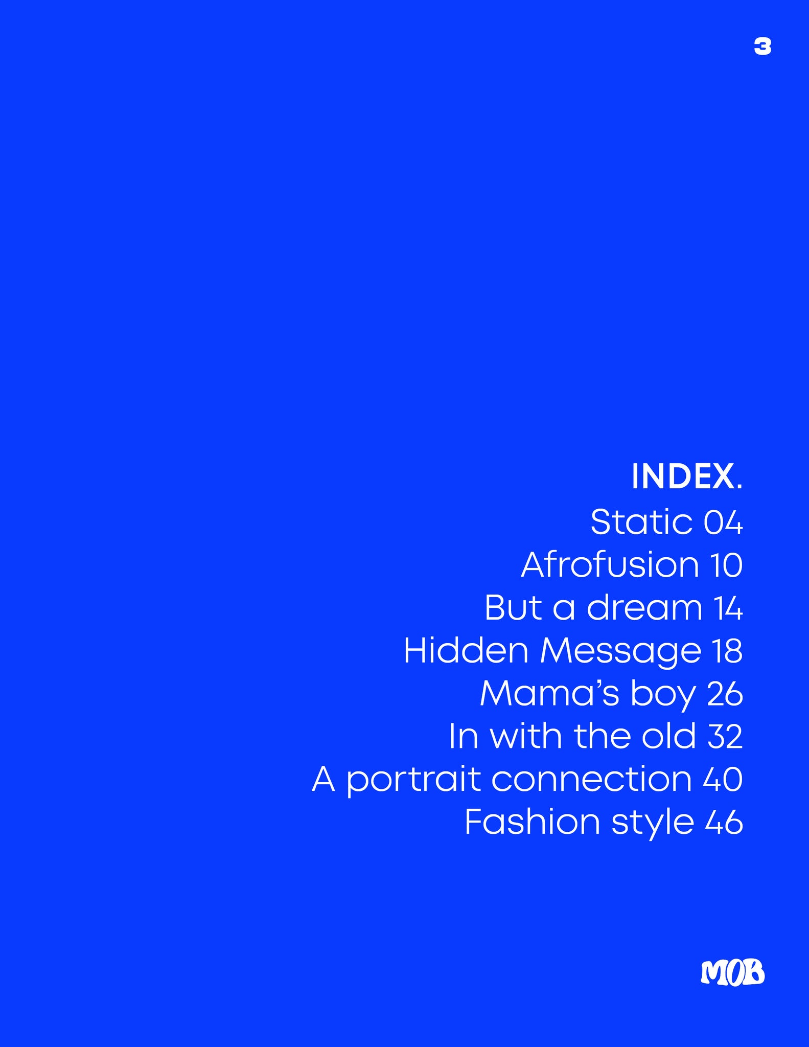 JOURNAL MOB | VOLUME VINGT-SIX | NUMÉRO 14