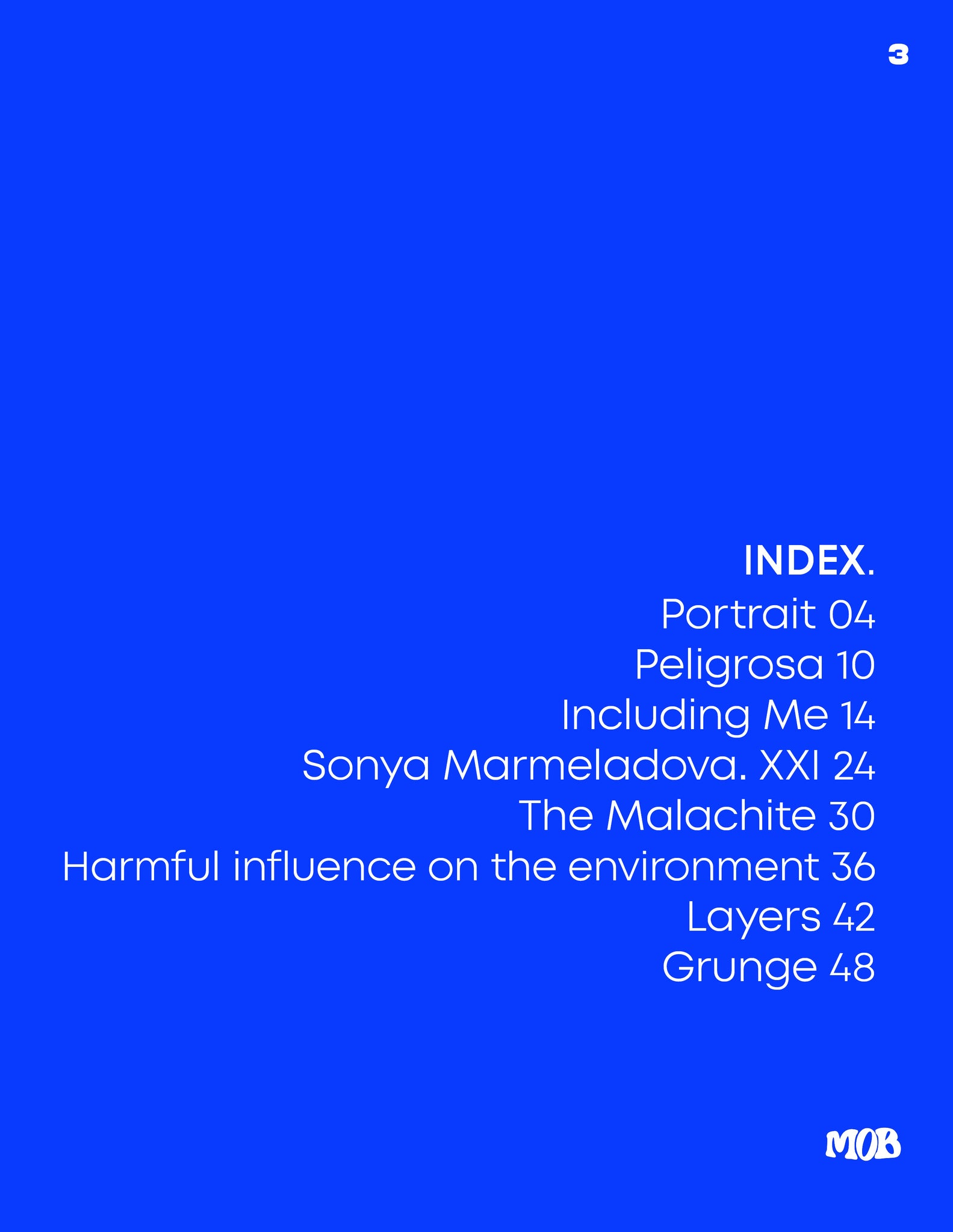 MOB JOURNAL | VOLUME THIRTY FOUR | ISSUE #15