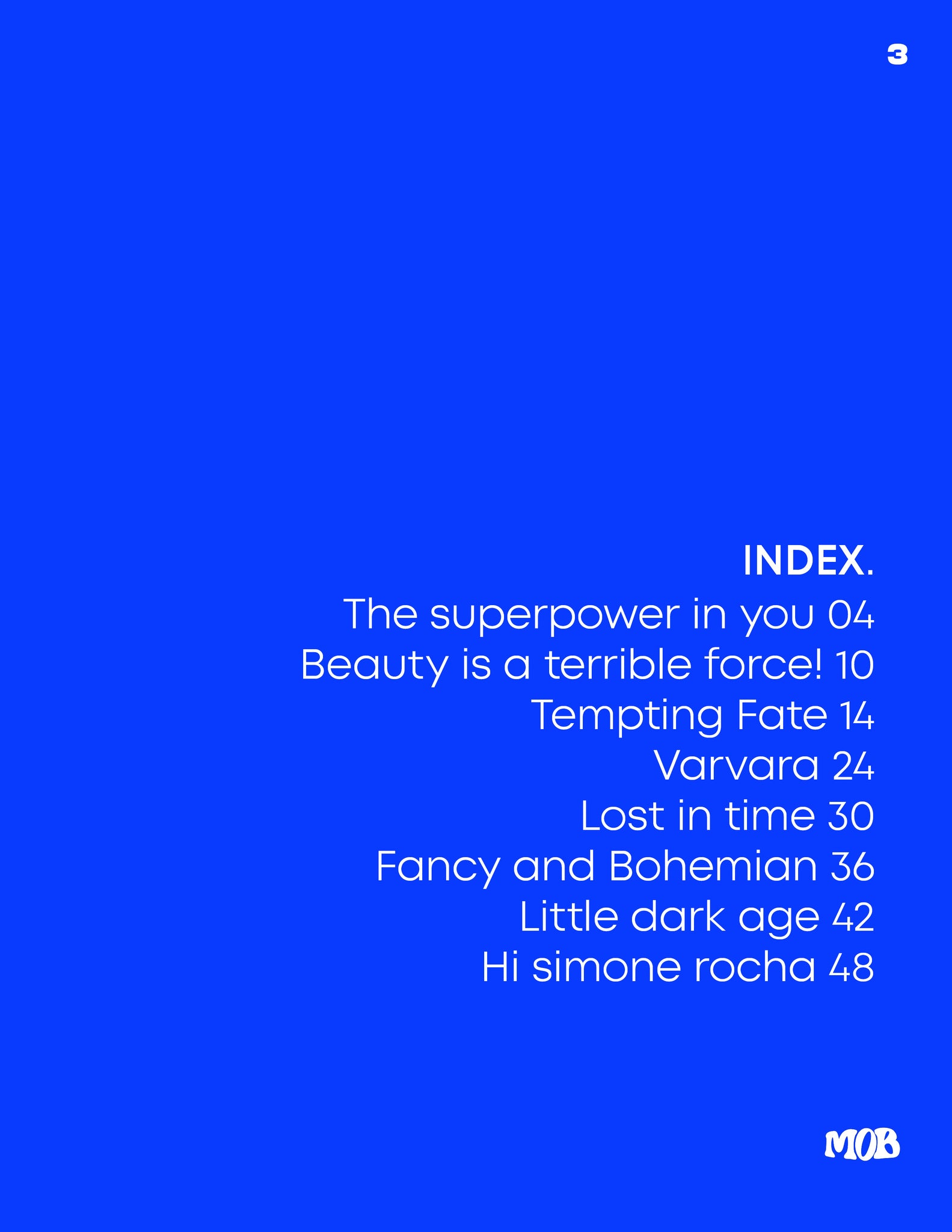 MOB JOURNAL | VOLUME THIRTY FOUR | ISSUE #17