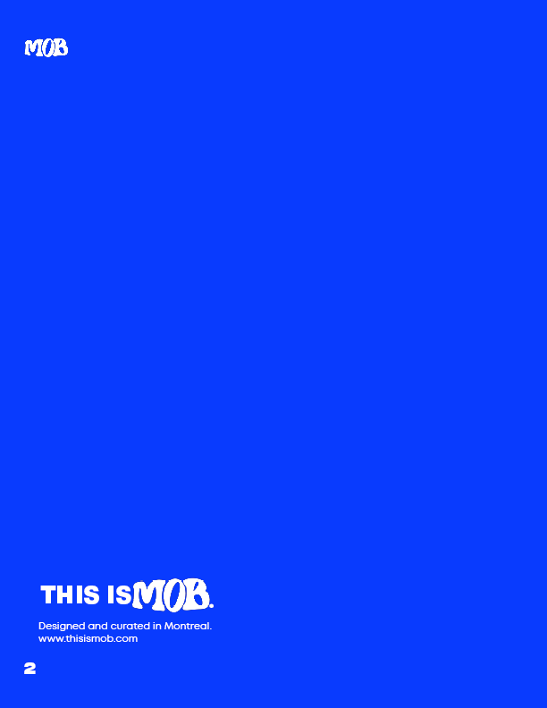 MOB JOURNAL | VOLUME THIRTY FOUR | ISSUE #24