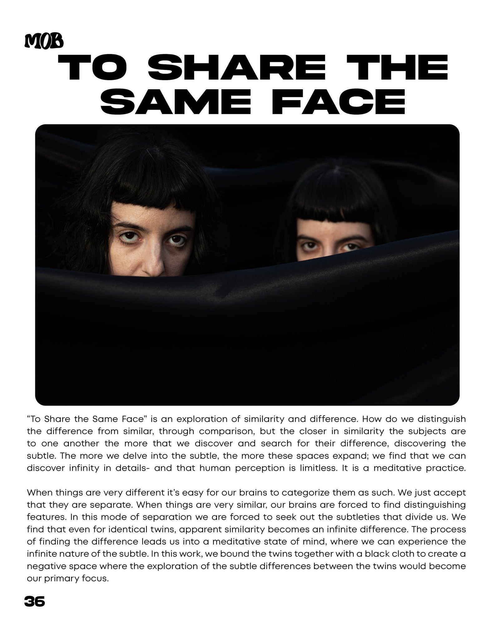 MOB JOURNAL | VOLUME THIRTY FOUR | ISSUE #26
