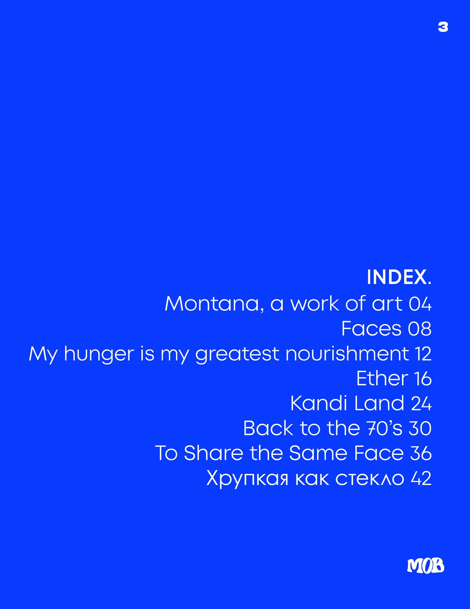 MOB JOURNAL | VOLUME THIRTY FOUR | ISSUE #26