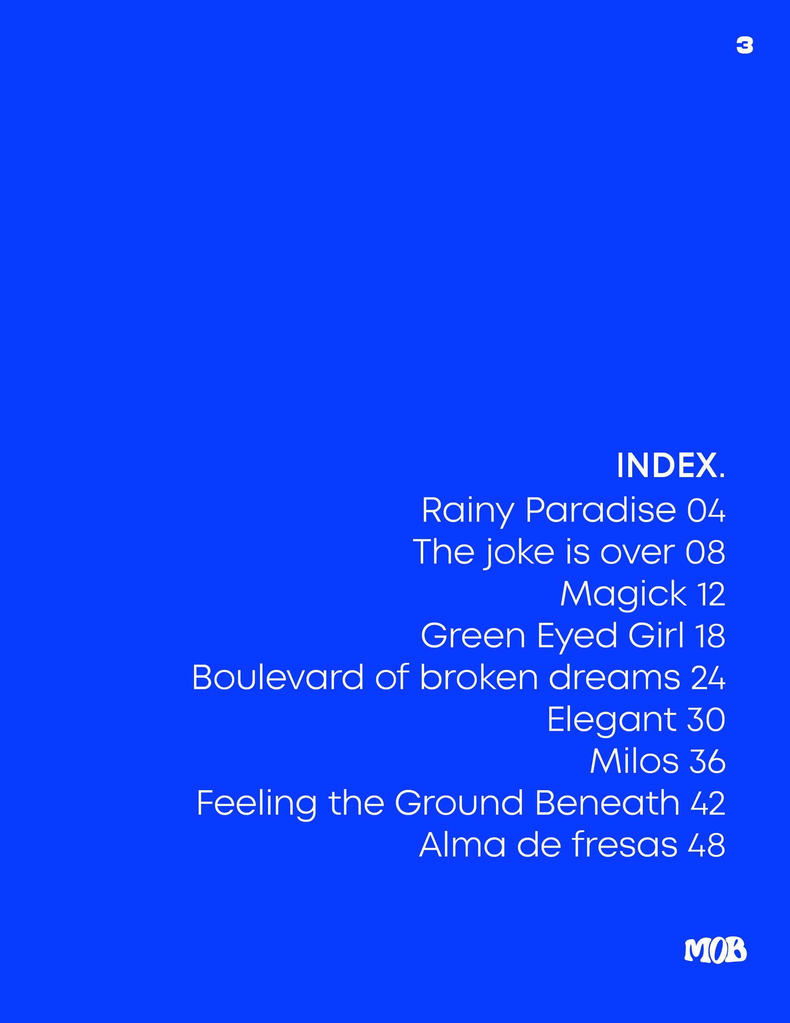 JOURNAL MOB | VOLUME VINGT-SIX | NUMÉRO 14