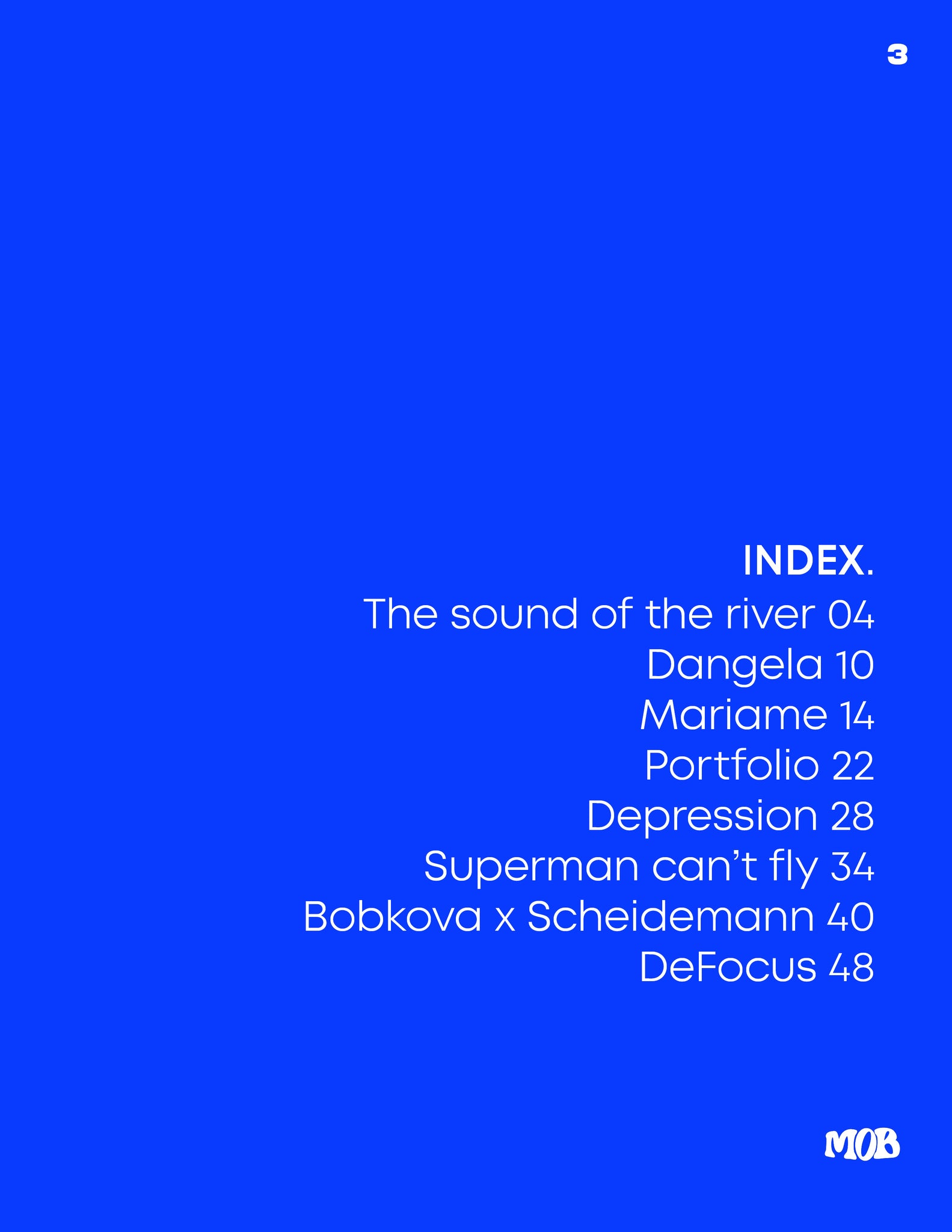 JOURNAL MOB | VOLUME VINGT-SIX | NUMÉRO 14