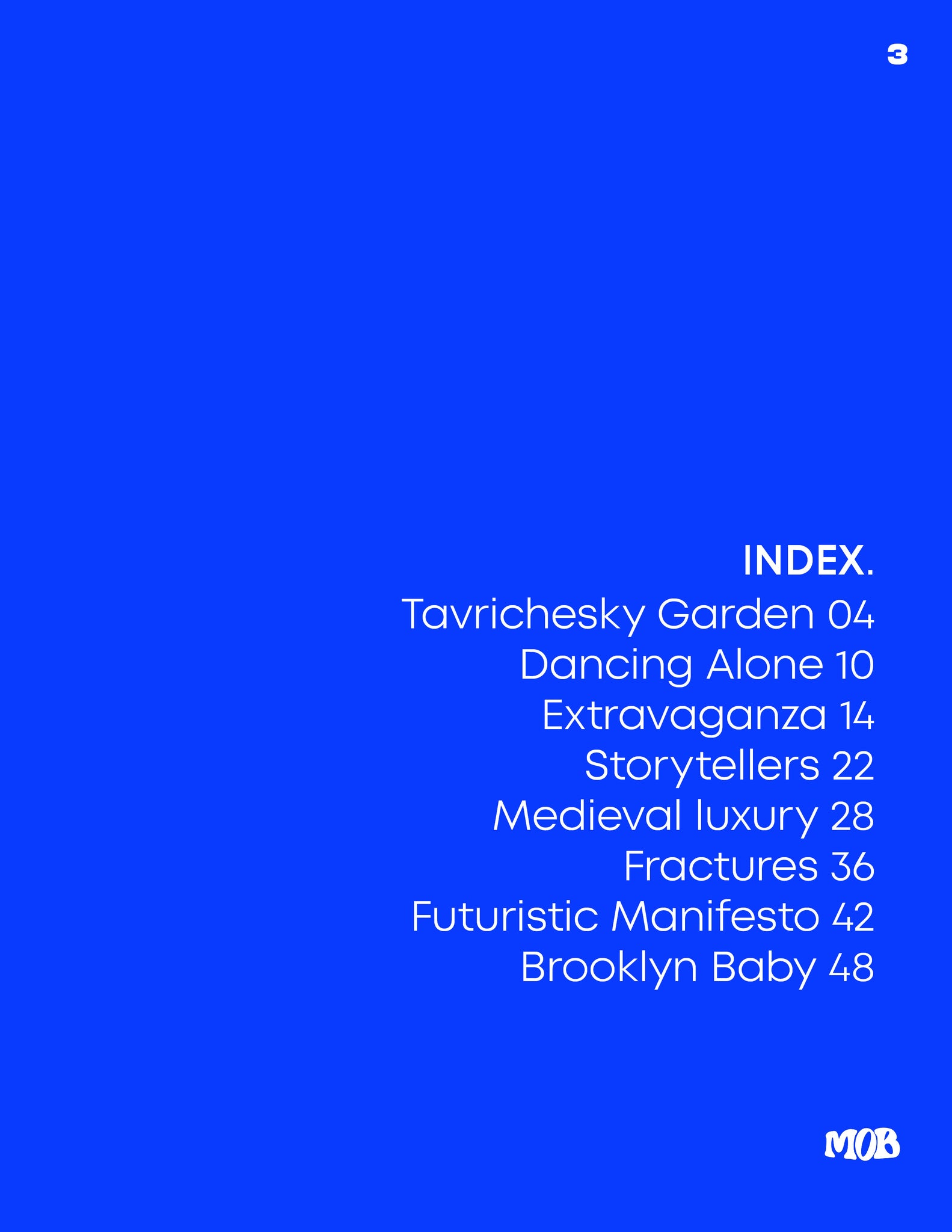 MOB JOURNAL | VOLUME THIRTY FOUR | ISSUE #32