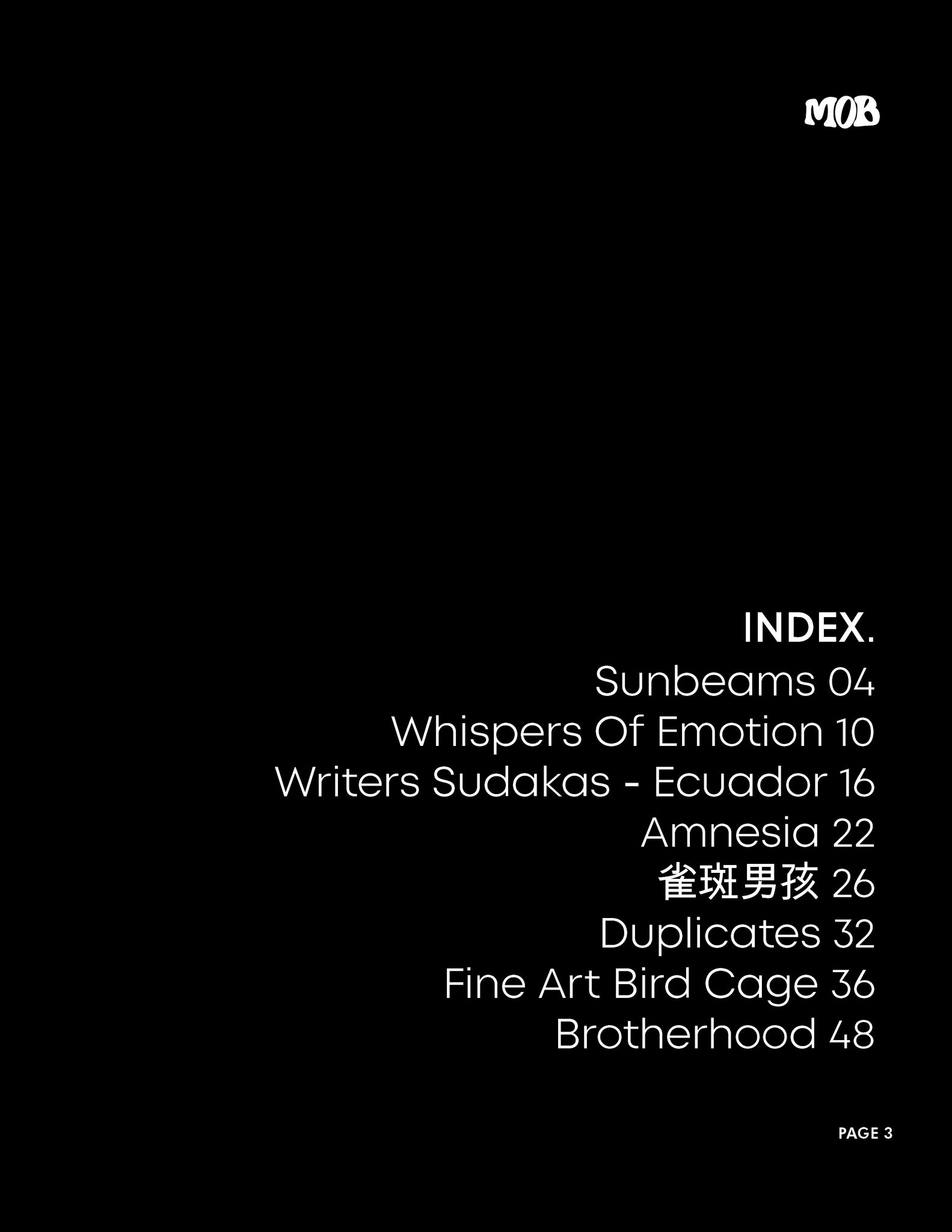 JOURNAL MOB | VOLUME VINGT-SIX | NUMÉRO 14