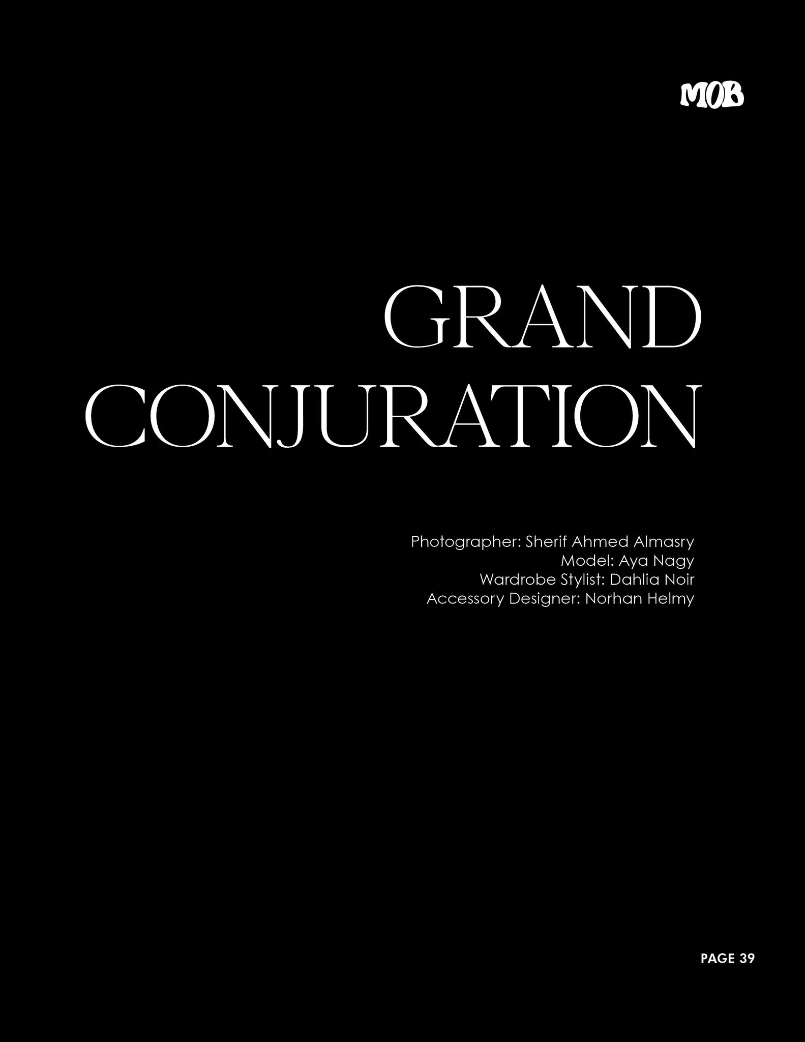 MOB JOURNAL | VOLUME THIRTY SIX | ISSUE #19