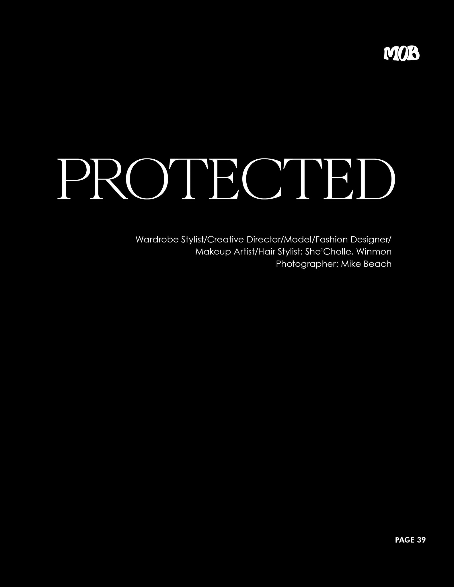 MOB JOURNAL | VOLUME THIRTY SIX | ISSUE #52