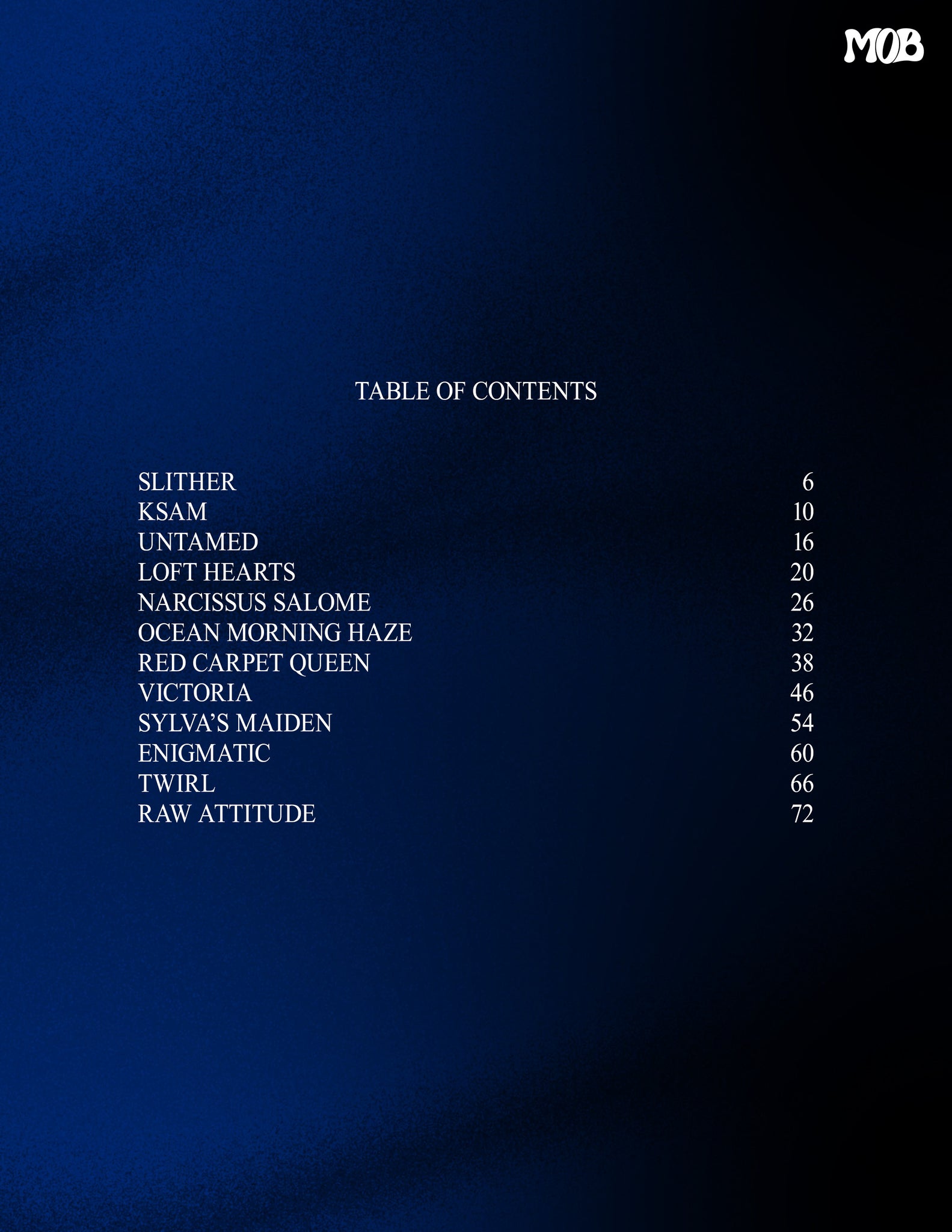 MOB JOURNAL | VOLUME FIFTY FIVE | ISSUE #06