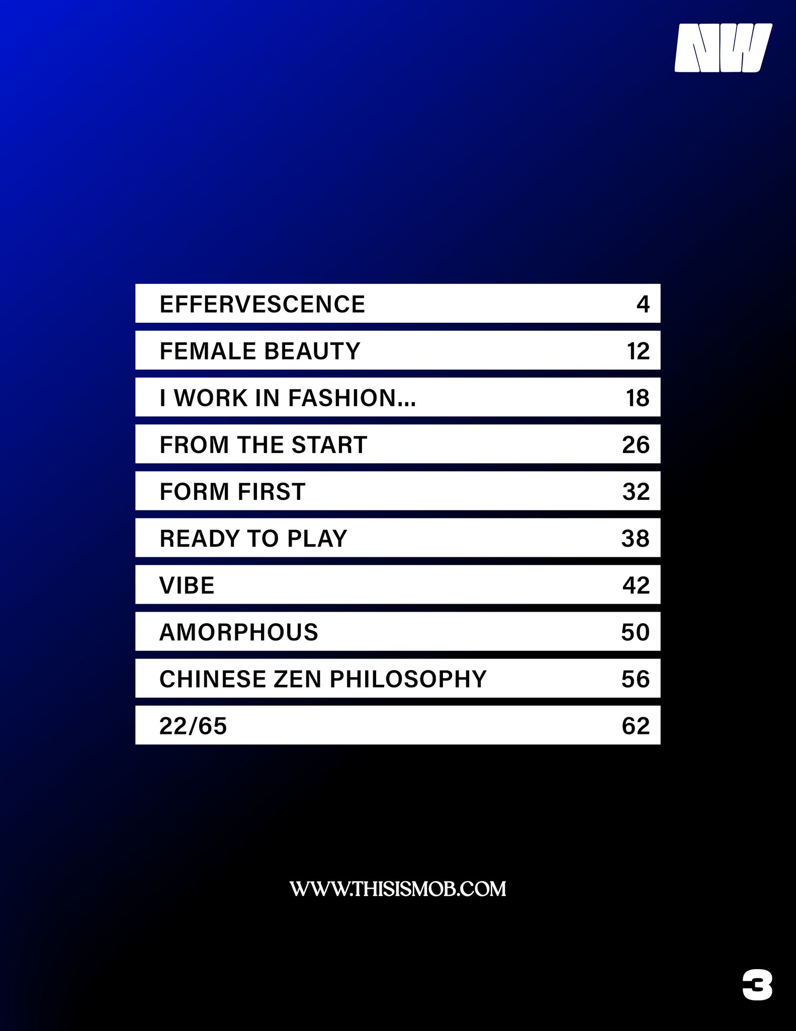 NEW WAVE | VOLUME TWENTY FIVE | ISSUE #09