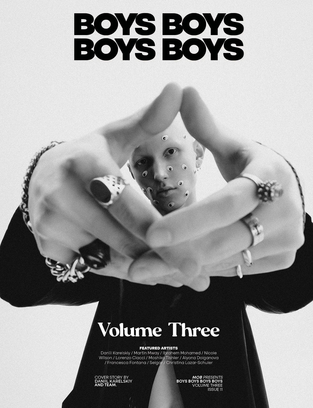 BOYS BOYS BOYS BOYS | VOLUME THREE | ISSUE #11 - Mob Journal