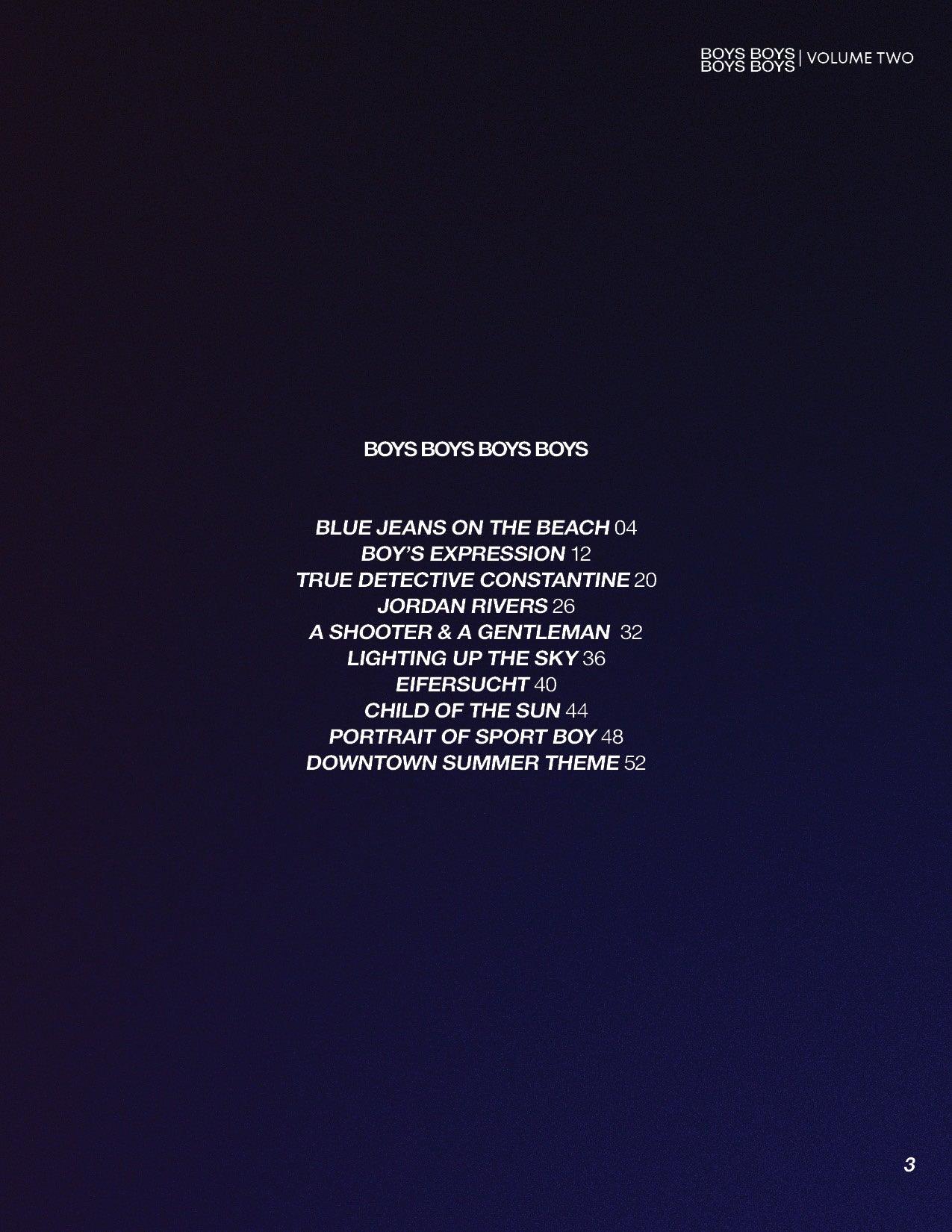 BOYS BOYS BOYS BOYS | VOLUME TWO | ISSUE #24 - Mob Journal