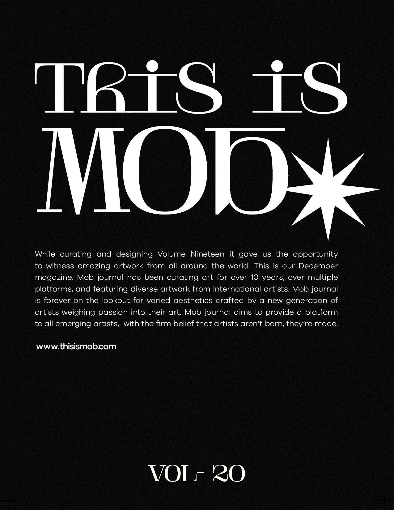 MOB JOURNAL | VOLUME TWENTY | ISSUE #51 - Mob Journal