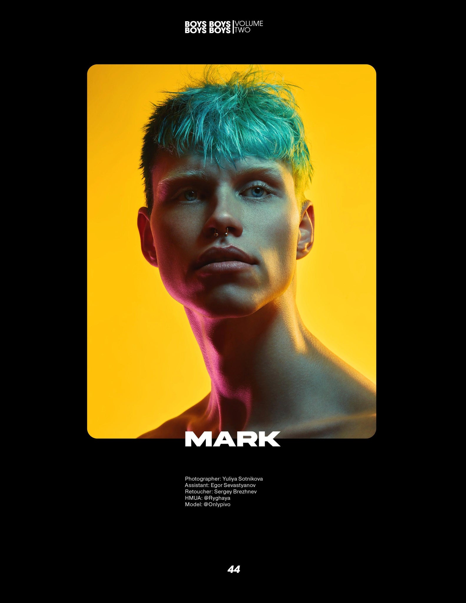 BOYS BOYS BOYS BOYS | VOLUME TWO | ISSUE #01 - Mob Journal
