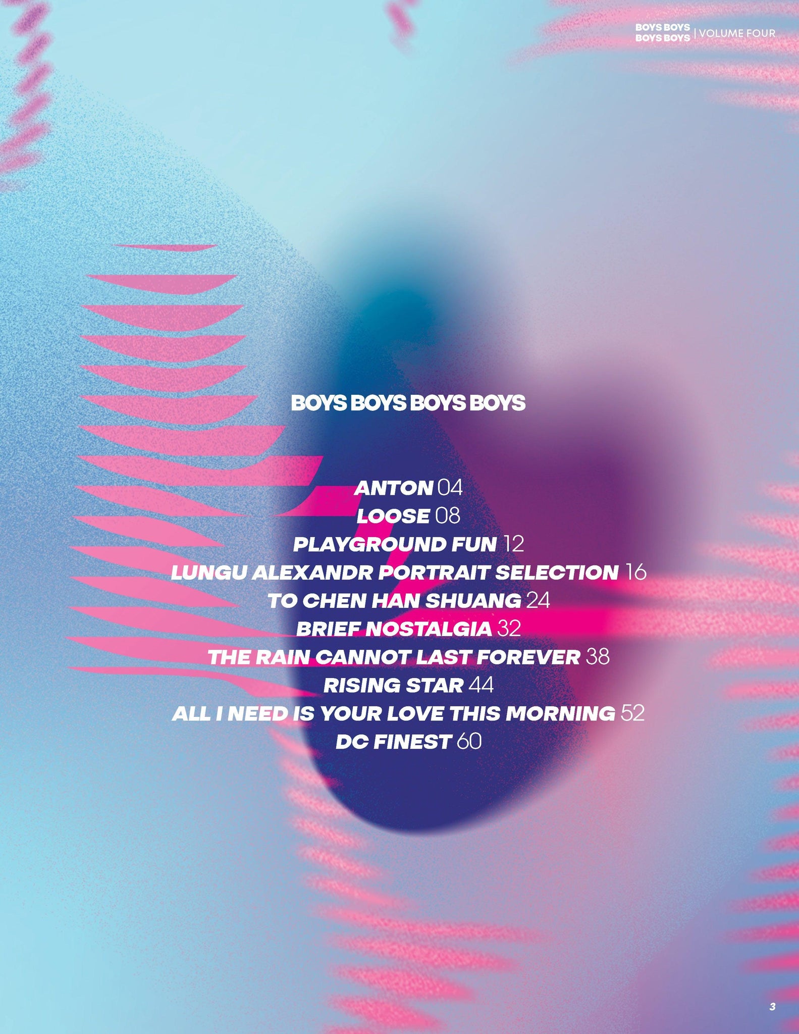 BOYS BOYS BOYS BOYS | VOLUME FOUR | ISSUE #19 - Mob Journal